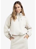 YAYA Yaya - Balloon Sweatshirt with zipper collar