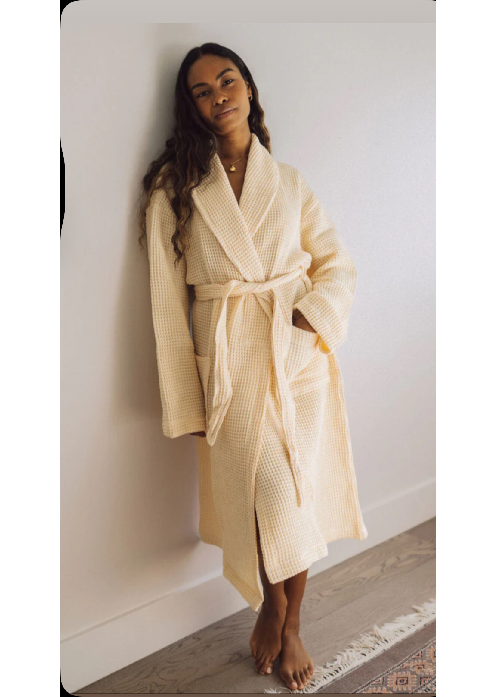 One Wednesday One Wednesday - Waffle Knit Robe