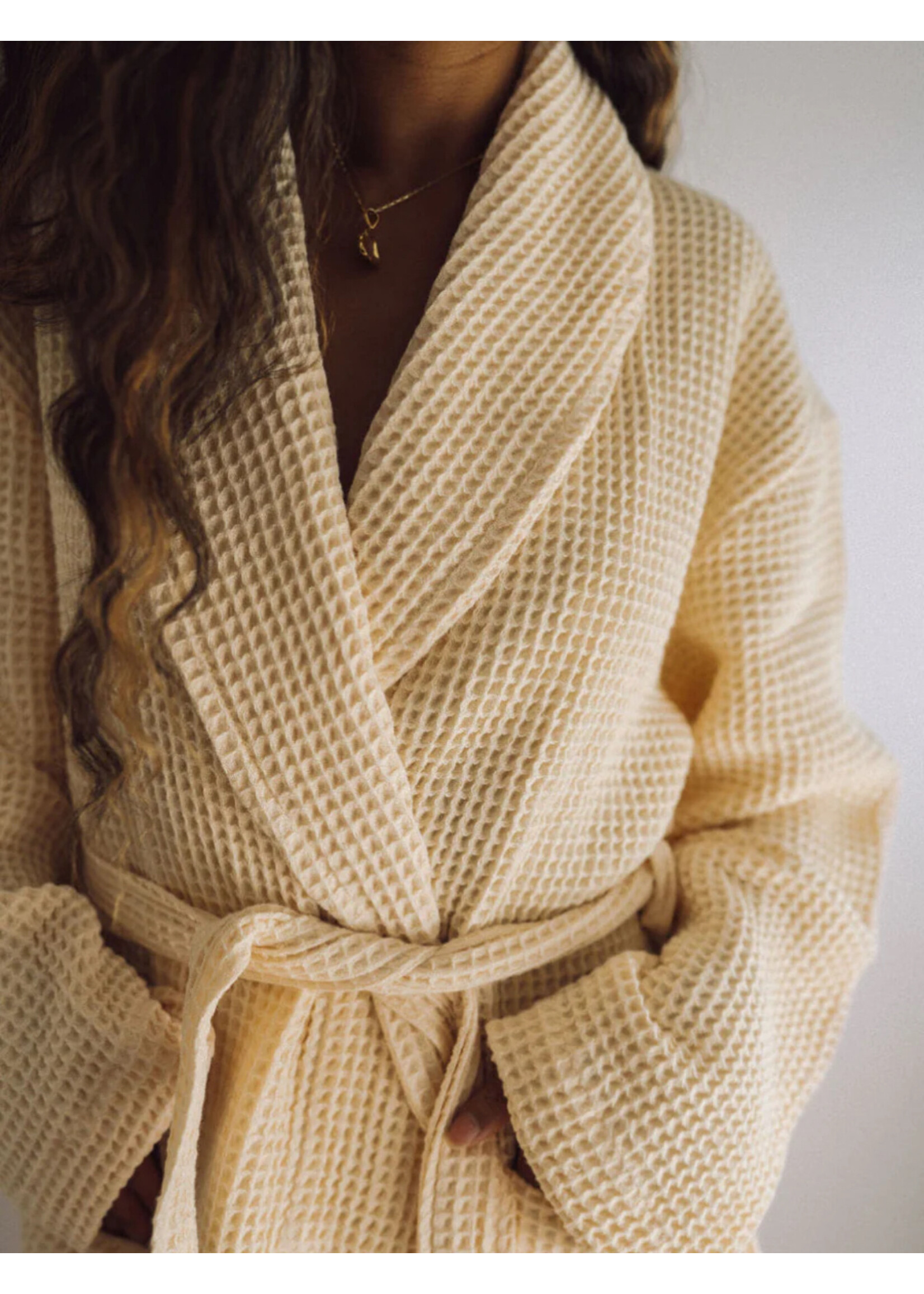 One Wednesday One Wednesday - Waffle Knit Robe