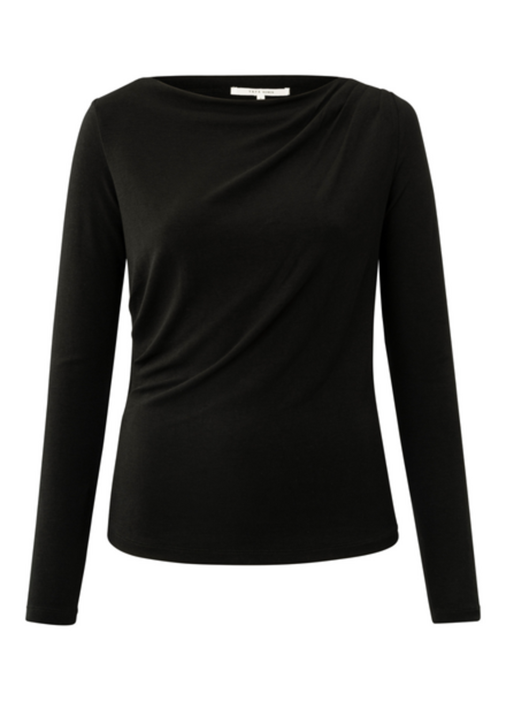 YAYA YAYA - Jersey Top With Pleated Drape