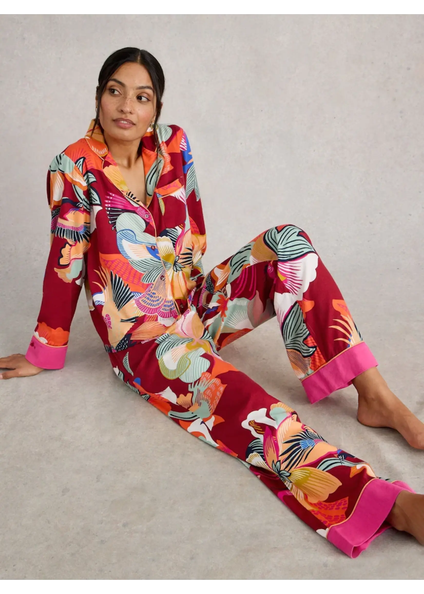 White Stuff Femme White Stuff - Nina Organic PJ Set