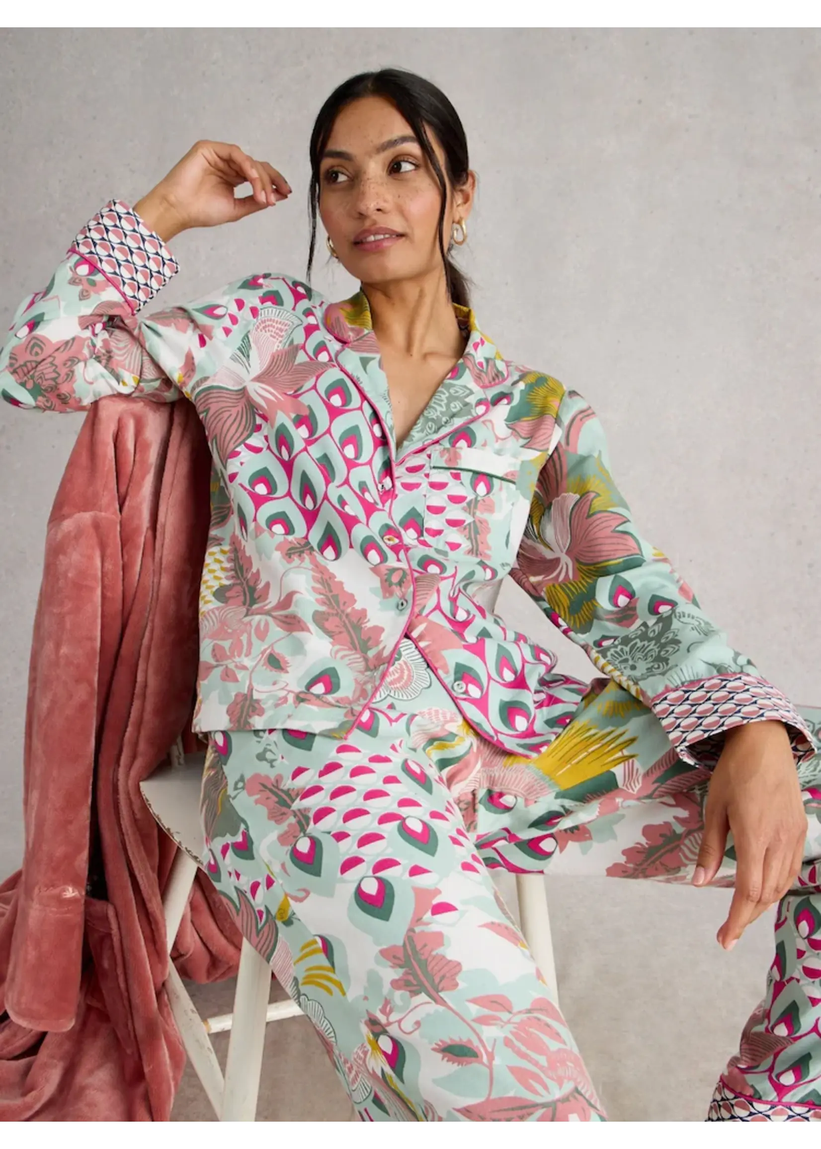 White Stuff Femme White Stuff - Nina Organic PJ Set