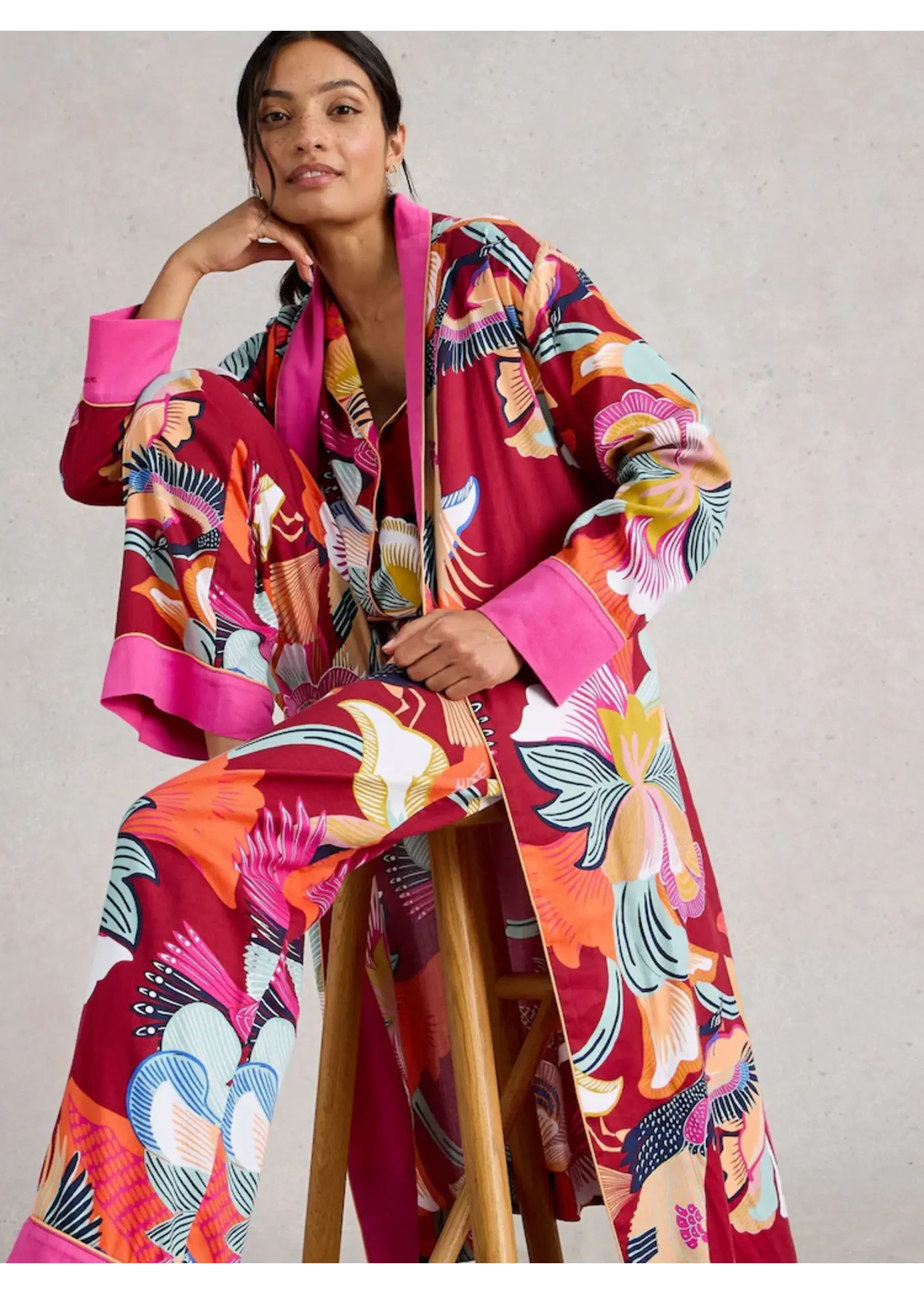 White Stuff Femme White Stuff - Nina Woven Dressing Gown