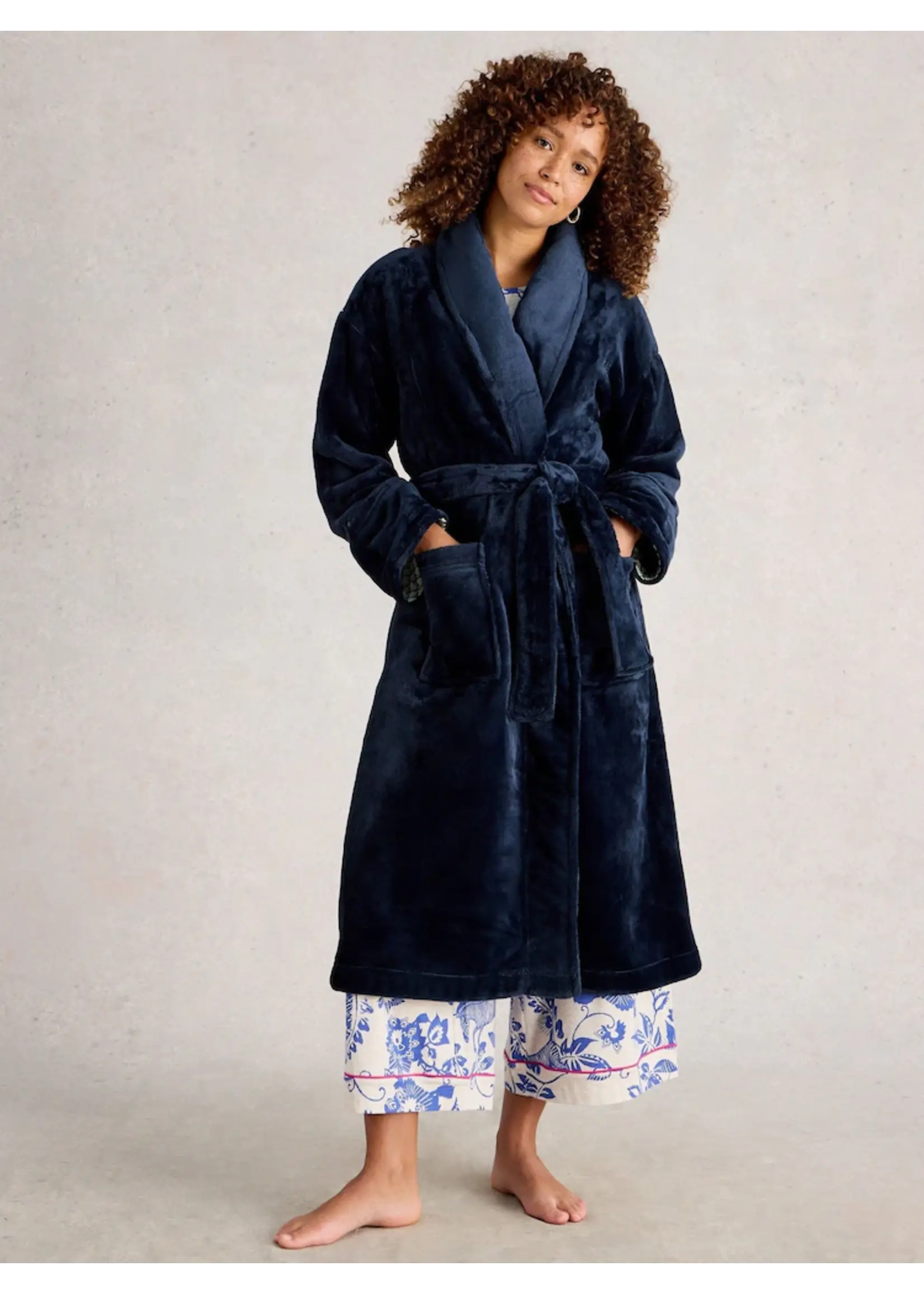 White Stuff Femme White Stuff - Clover Cosy Dressing Gown