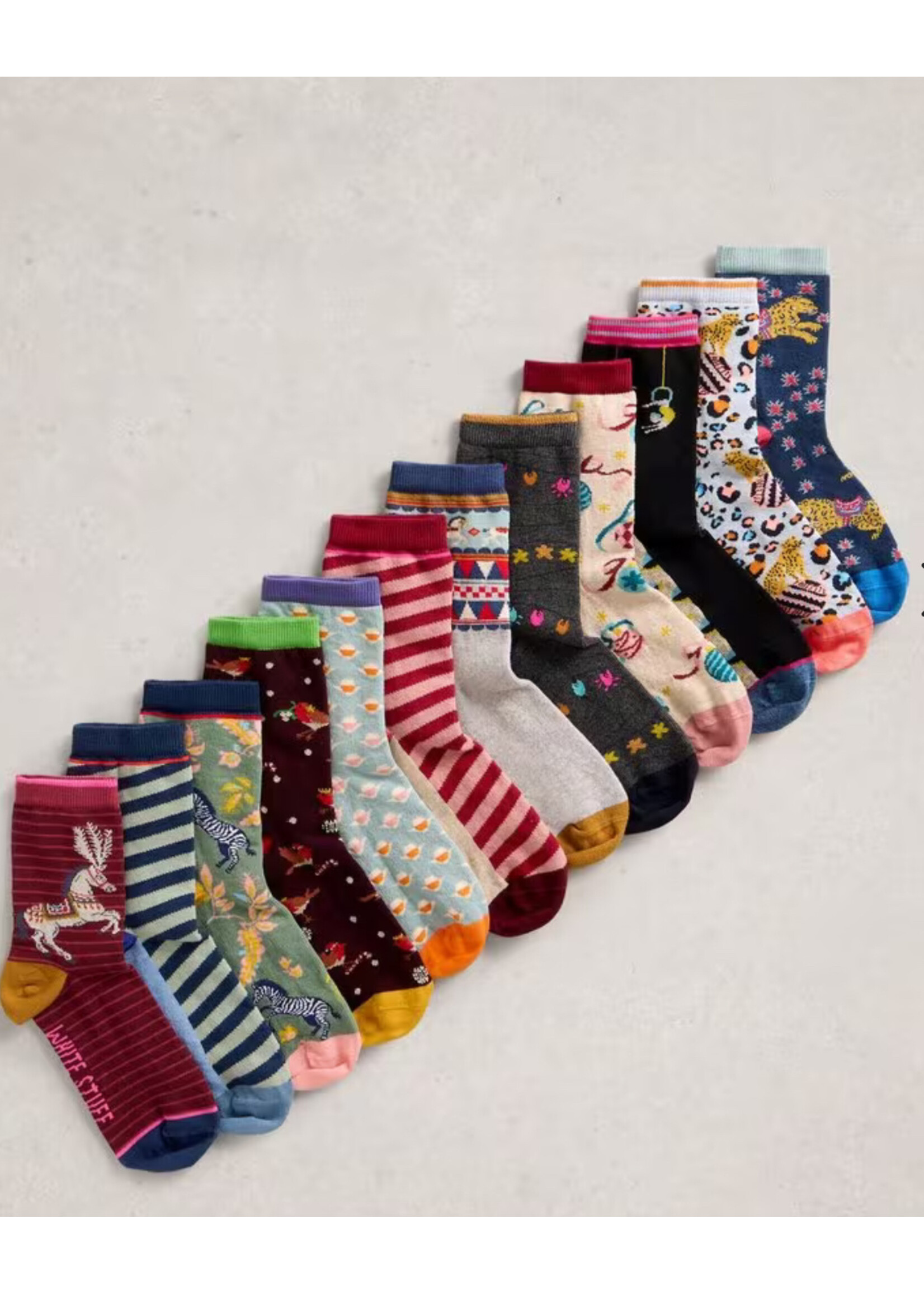 White Stuff Femme White Stuff - 12 Days Womens Sock Advent