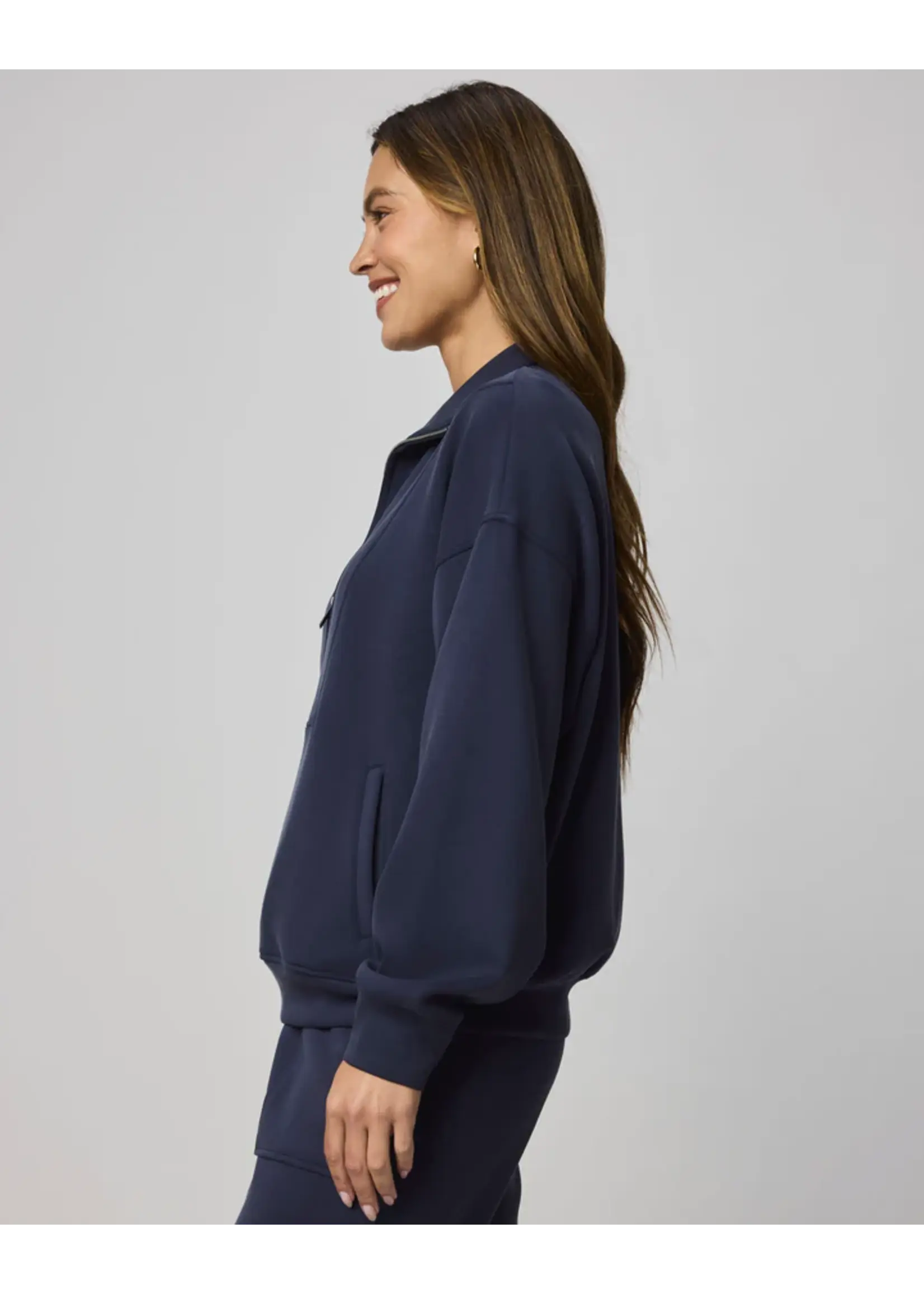 Splendid Splendid - Scuba Soft Quarter-Zip Sweatshirt