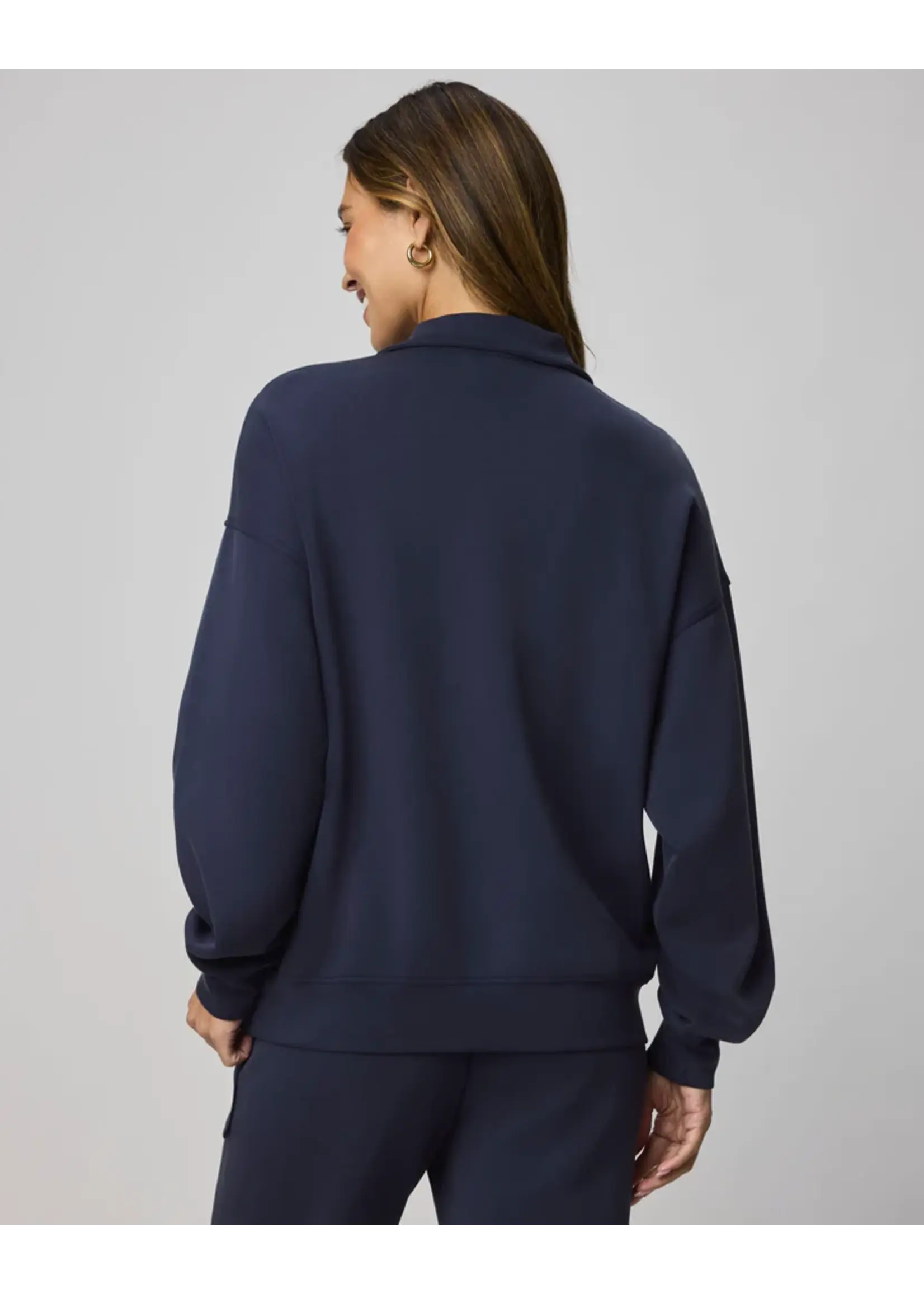 Splendid Splendid - Scuba Soft Quarter-Zip Sweatshirt