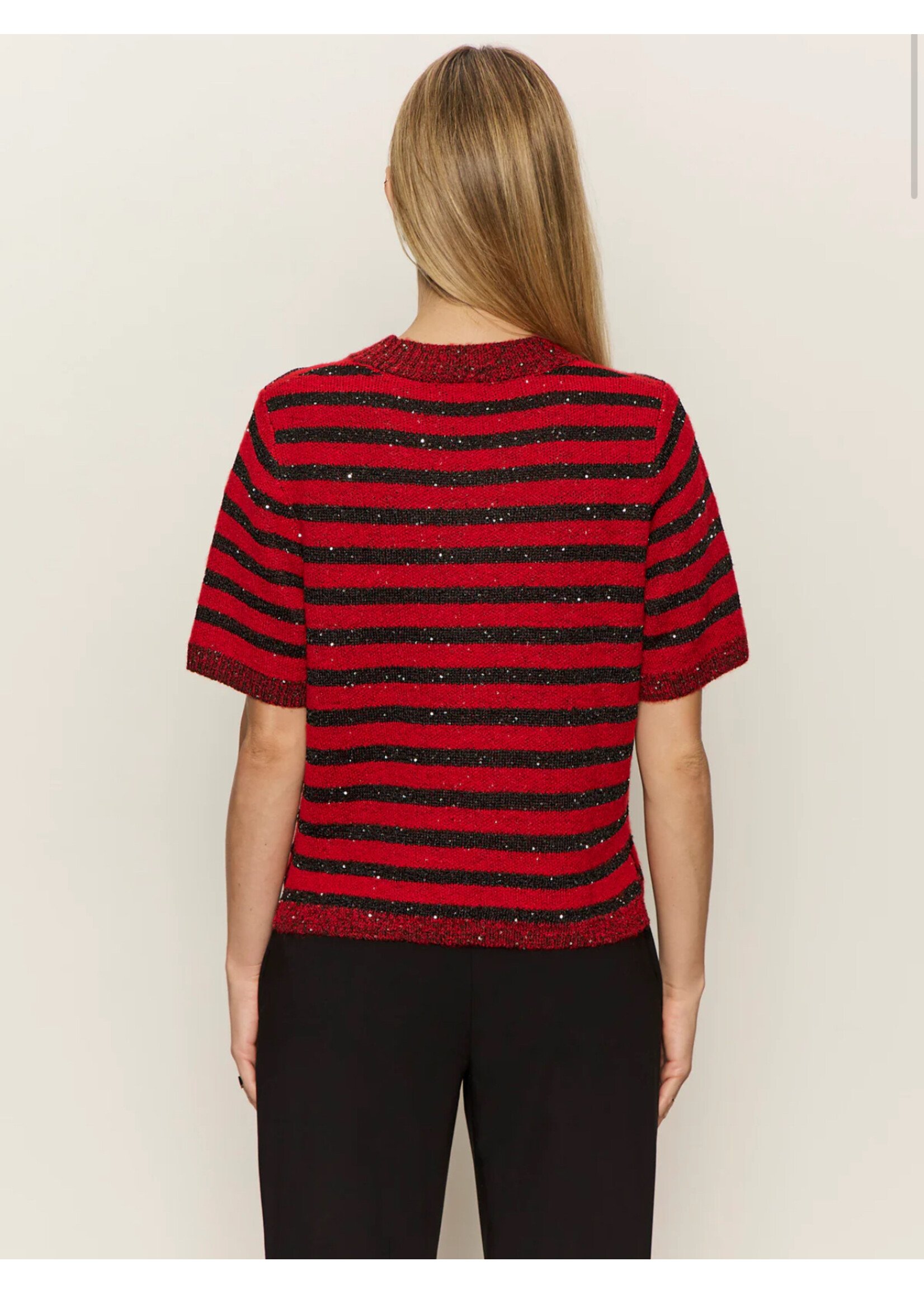 Sanctuary Sanctuary - Short Sleeve Shine Sweater Tee