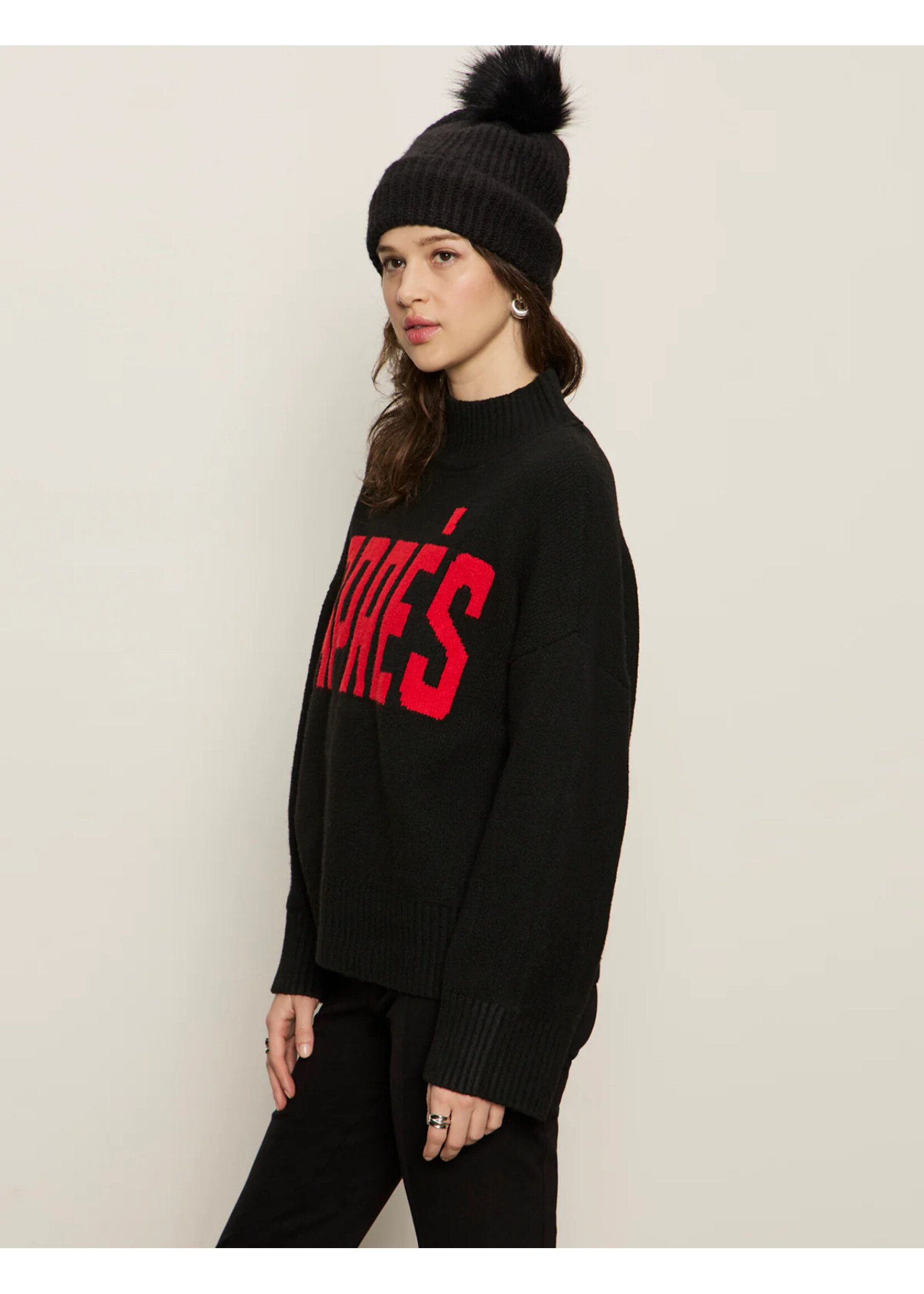 Sanctuary Sanctuary - Apres Intarsia Hi Mock F. Logo