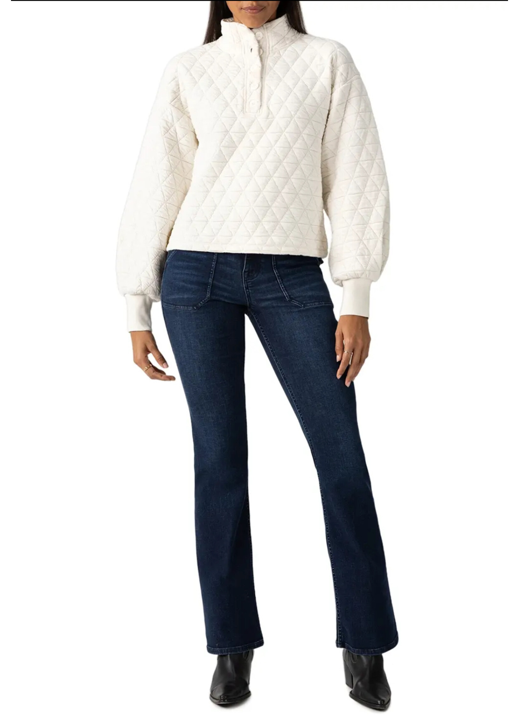 Sanctuary Sanctuary - Textured Zip Up Popover