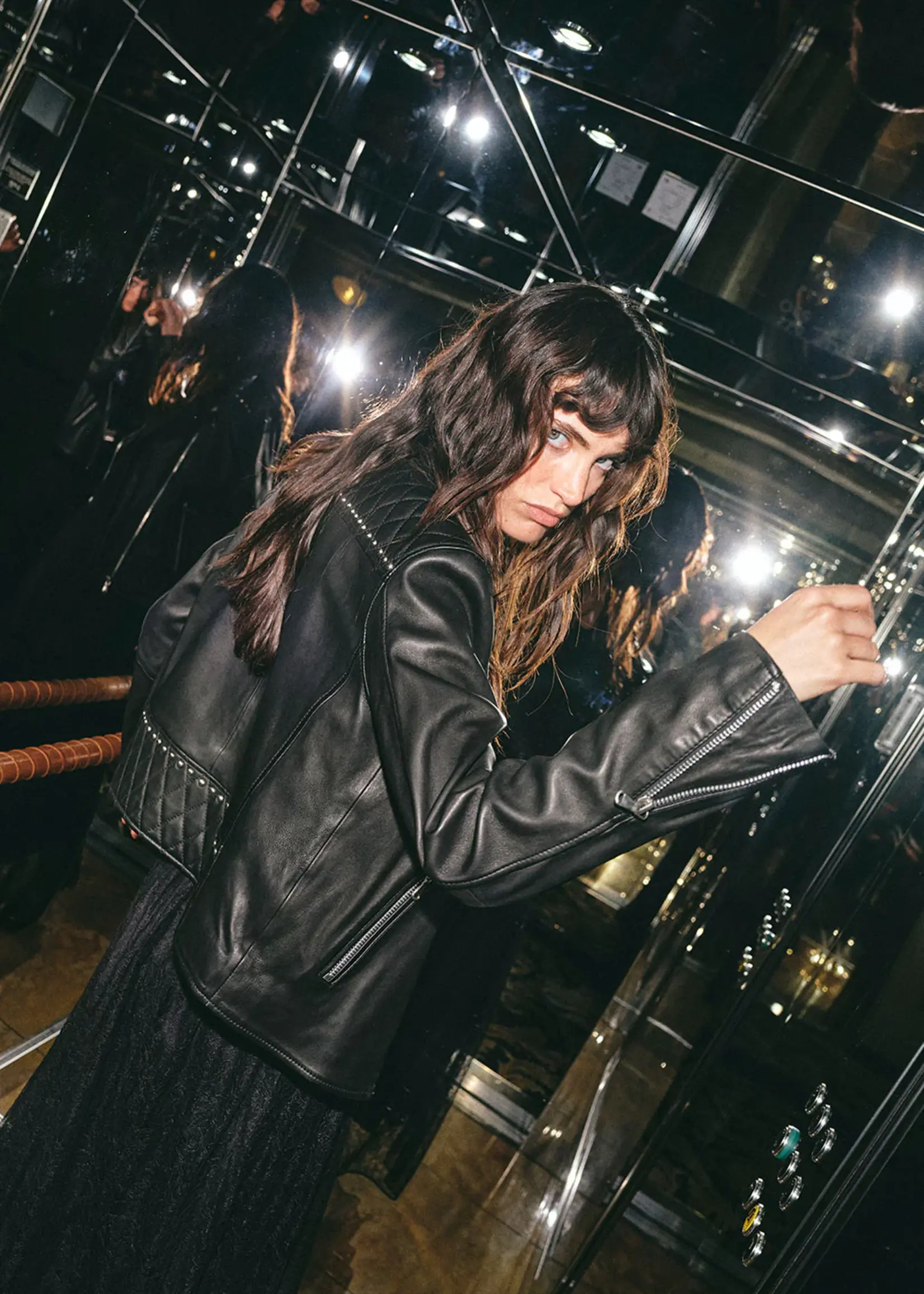 Mos Mosh Mos Mosh - Goha Stud Leather Jacket