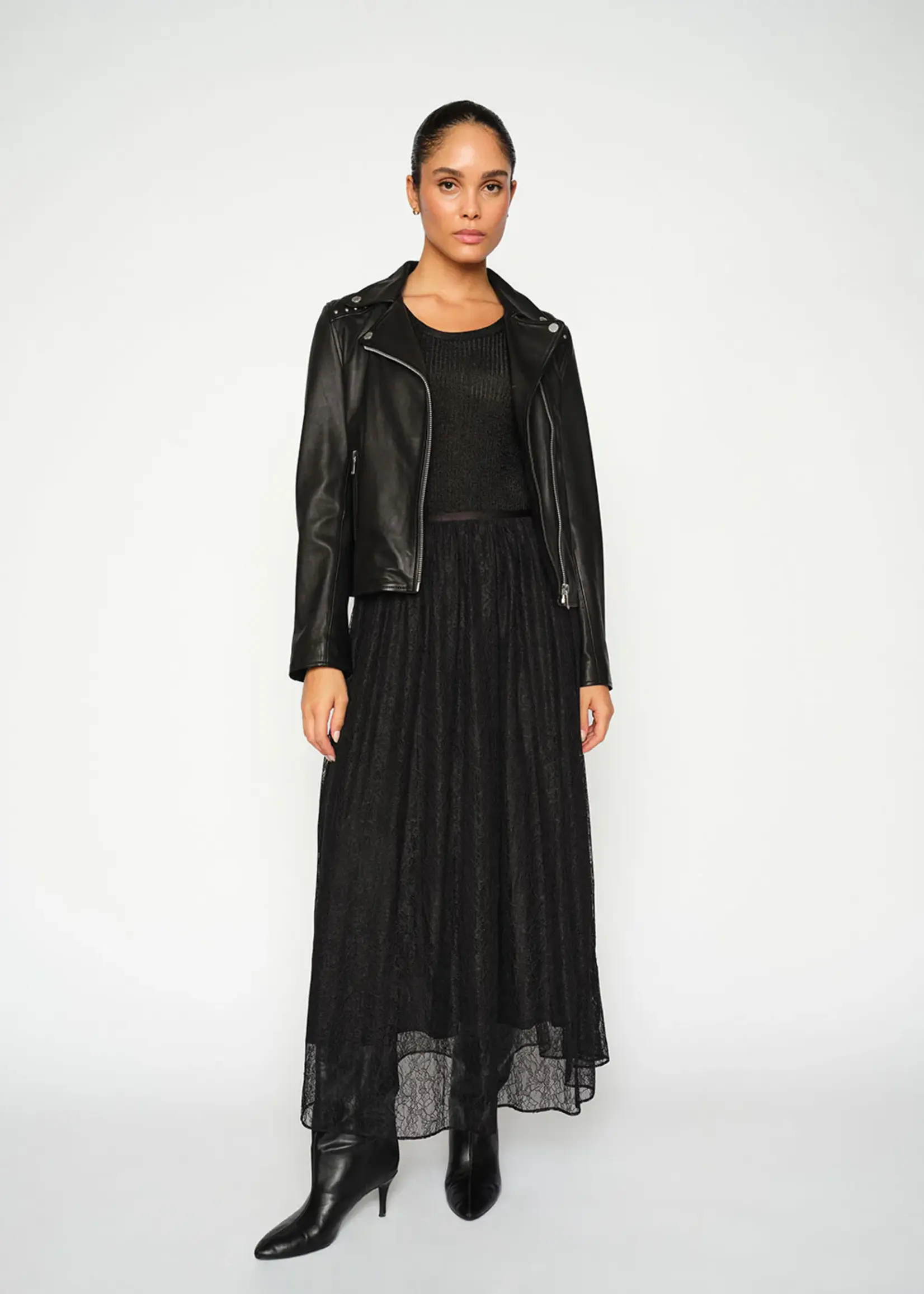 Mos Mosh Mos Mosh - Goha Stud Leather Jacket