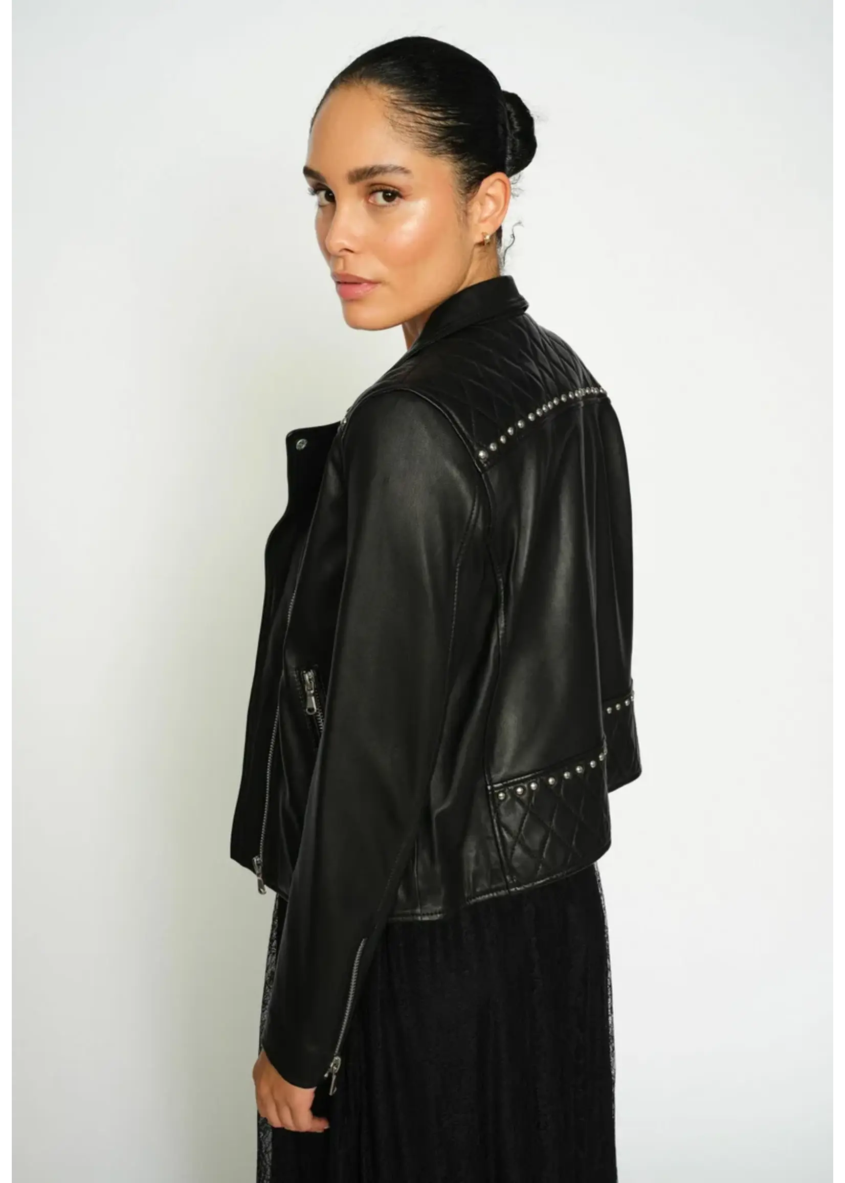 Mos Mosh Mos Mosh - Goha Stud Leather Jacket