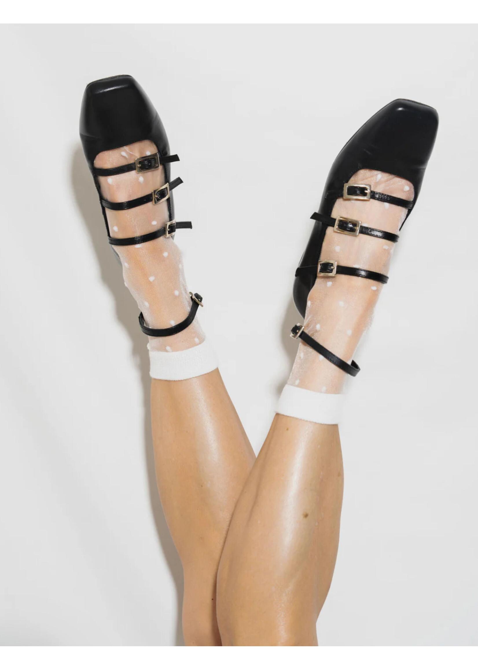 Unified Unified - Sheer Dots Socks