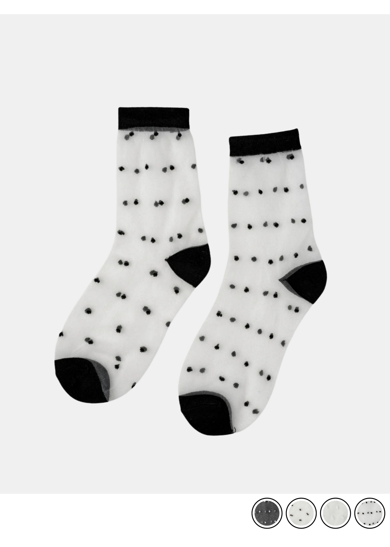 Unified Unified - Sheer Dots Socks