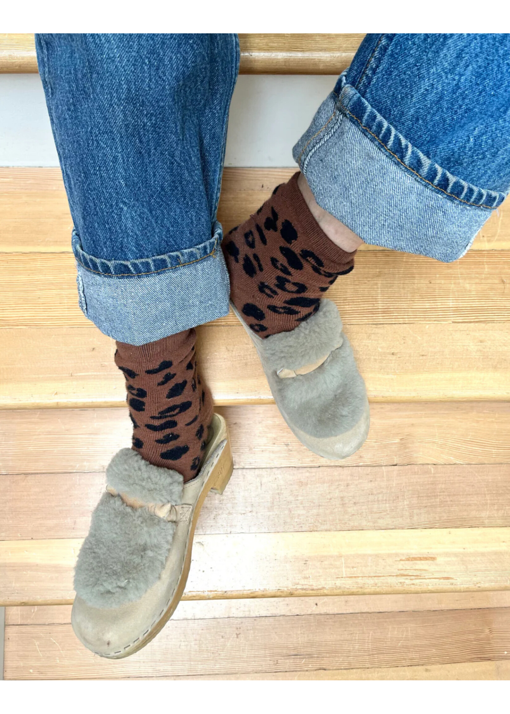 Unified Unified - Leopard Socks