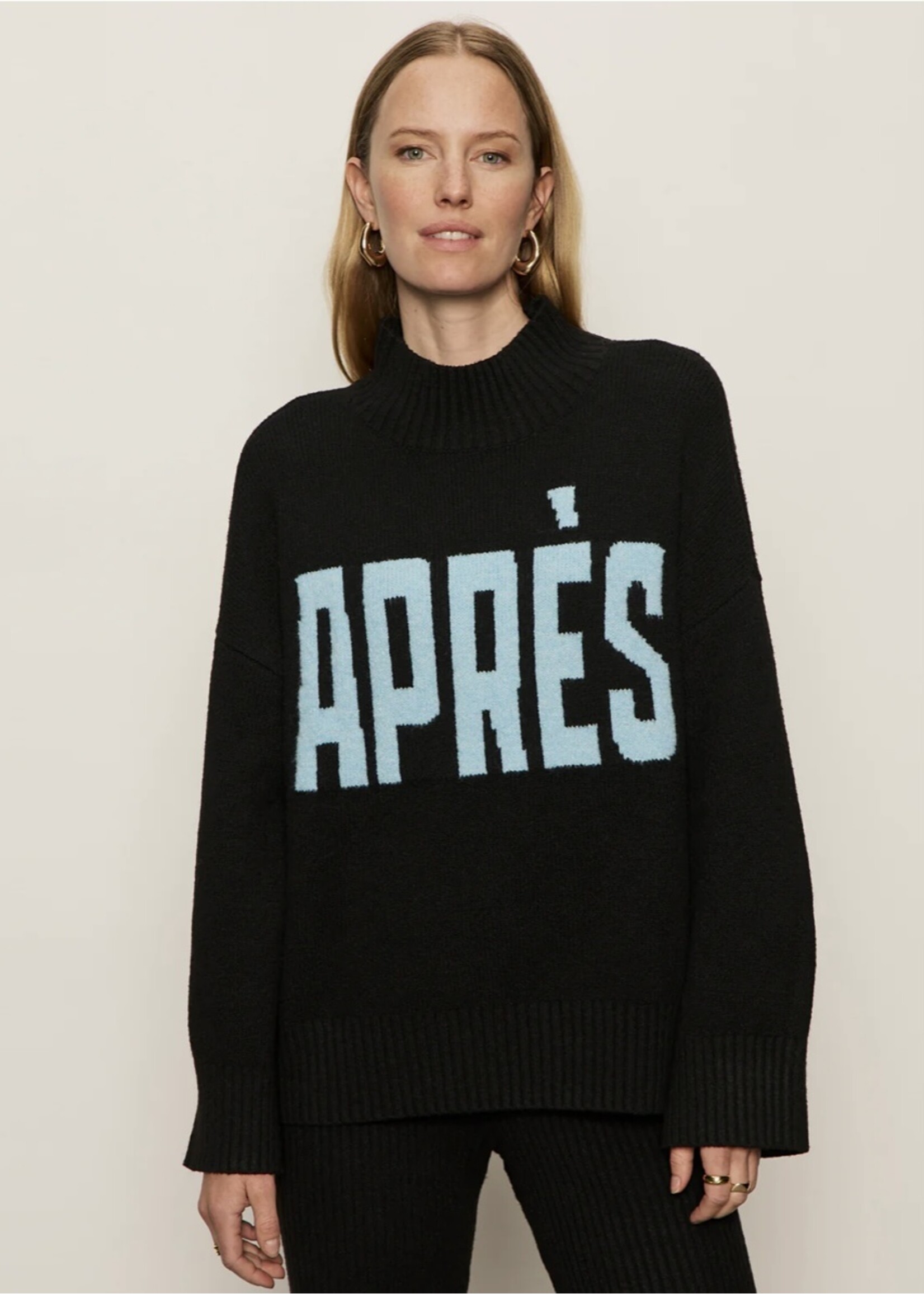 Sanctuary Sanctuary - Apres Intarsia Hi Mock Sweater