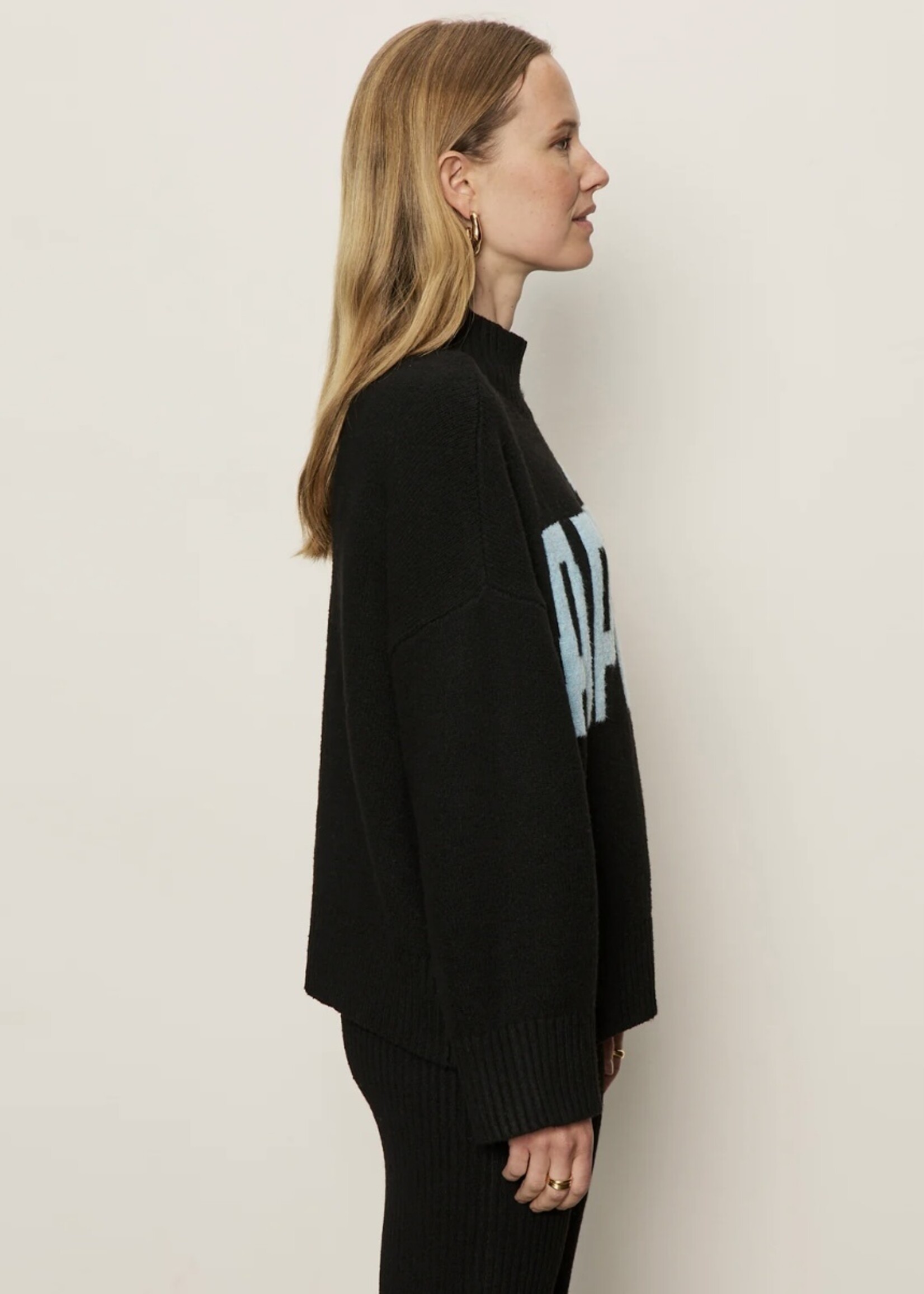 Sanctuary Sanctuary - Apres Intarsia Hi Mock Sweater