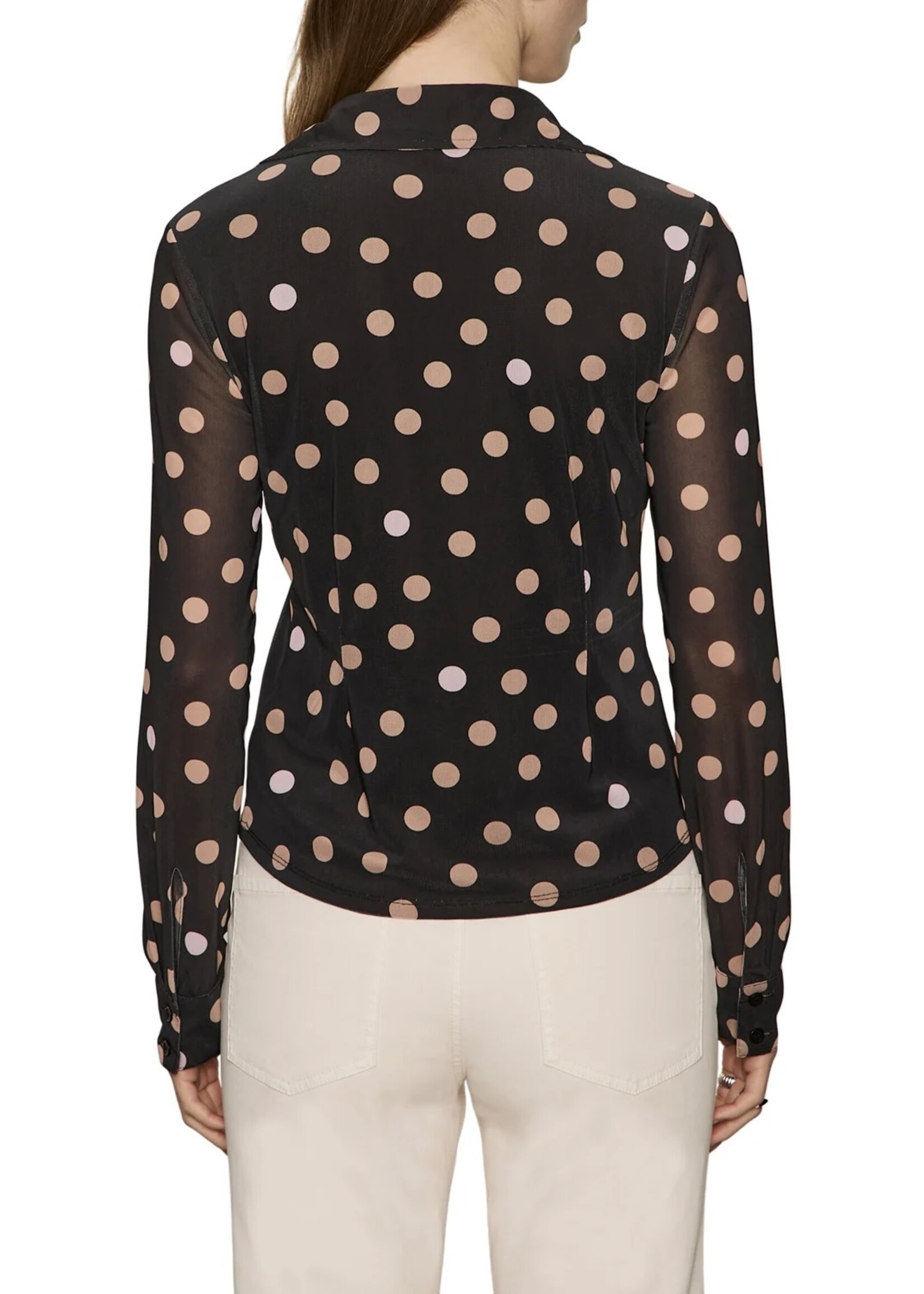 Sanctuary Sanctuary - Fitted Mesh Button Down