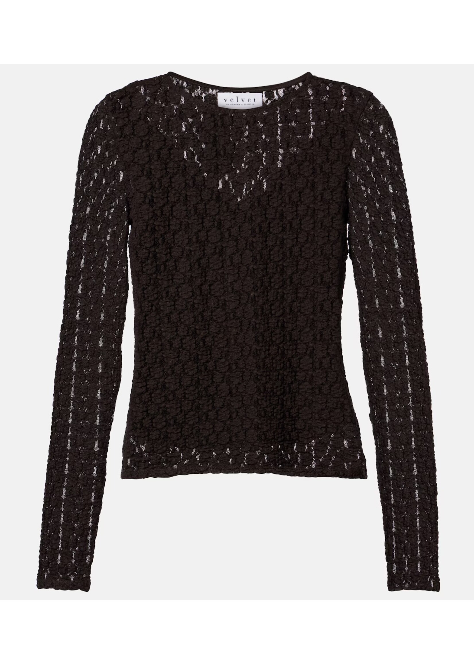 Velvet Velvet - Stretch Lace Top