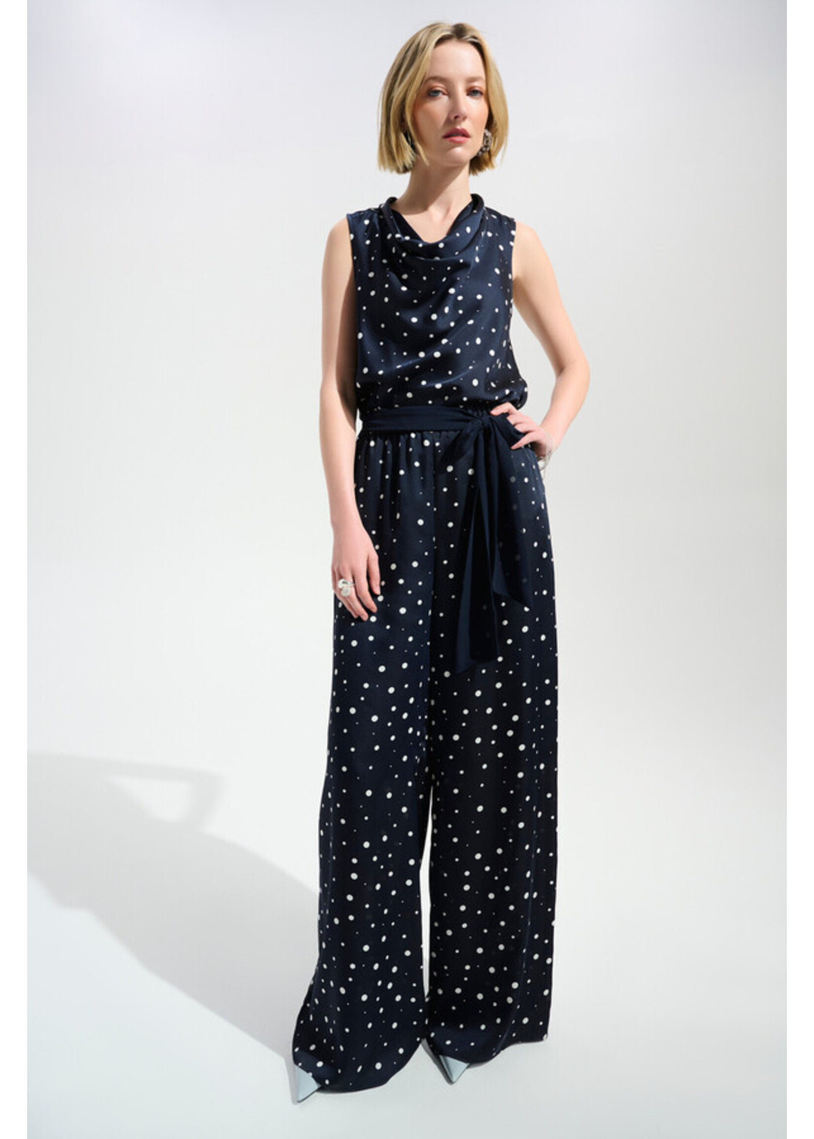 Joseph Ribkoff Joseph Ribkoff - High-Waisted Polka Dot Trousers