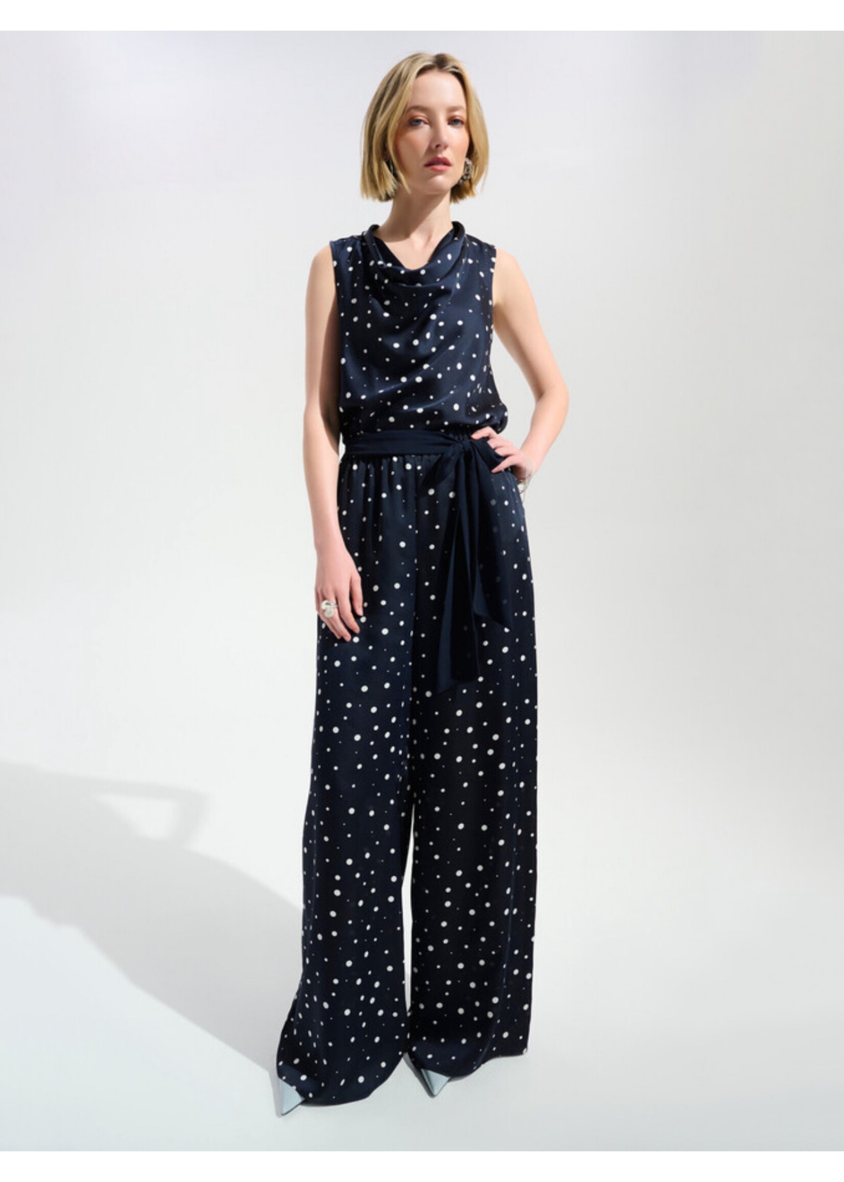 Joseph Ribkoff Joseph Ribkoff - High-Waisted Polka Dot Trousers