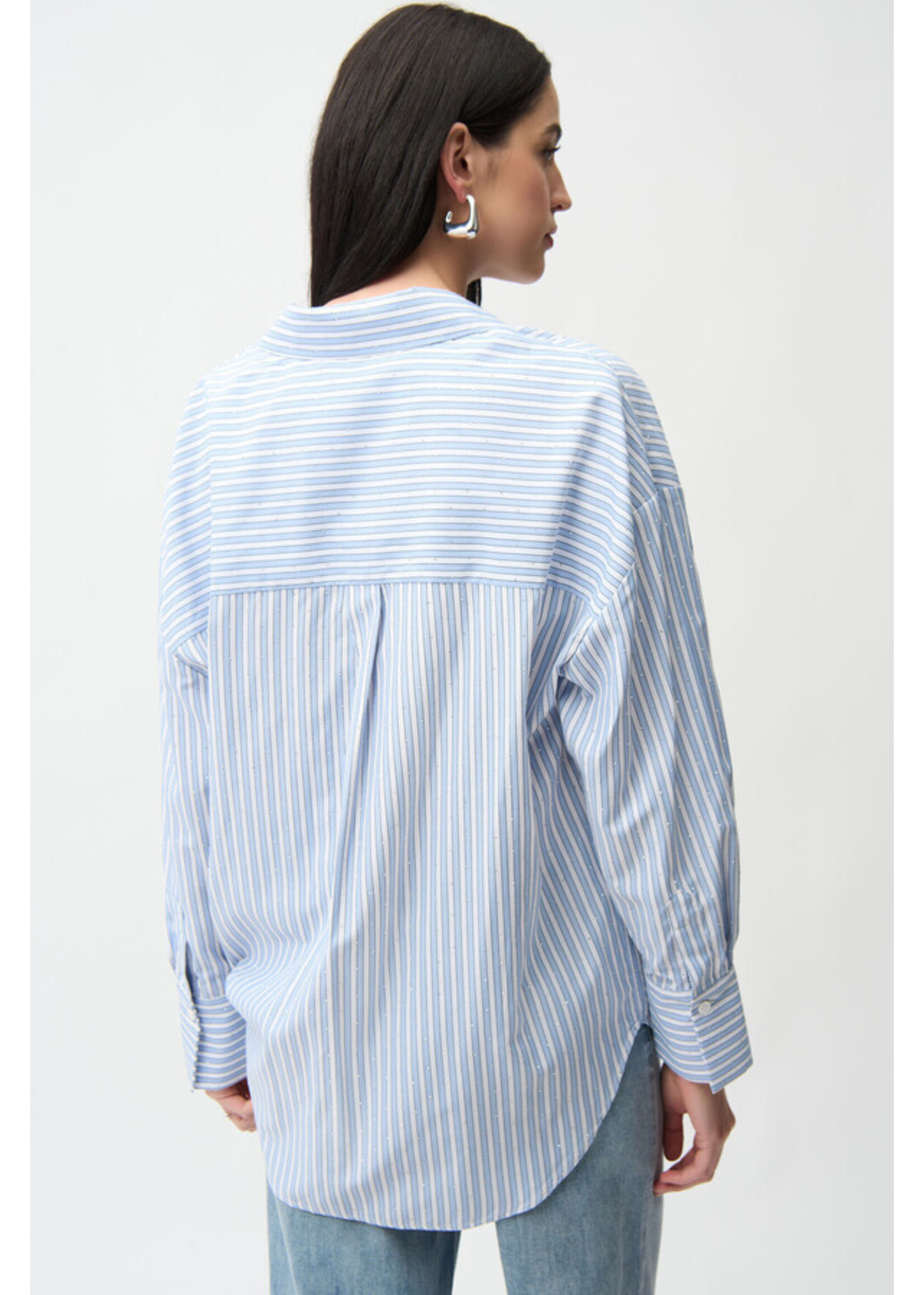 Joseph Ribkoff Joseph Ribkoff - Striped Casual Button Shirt Style 261931