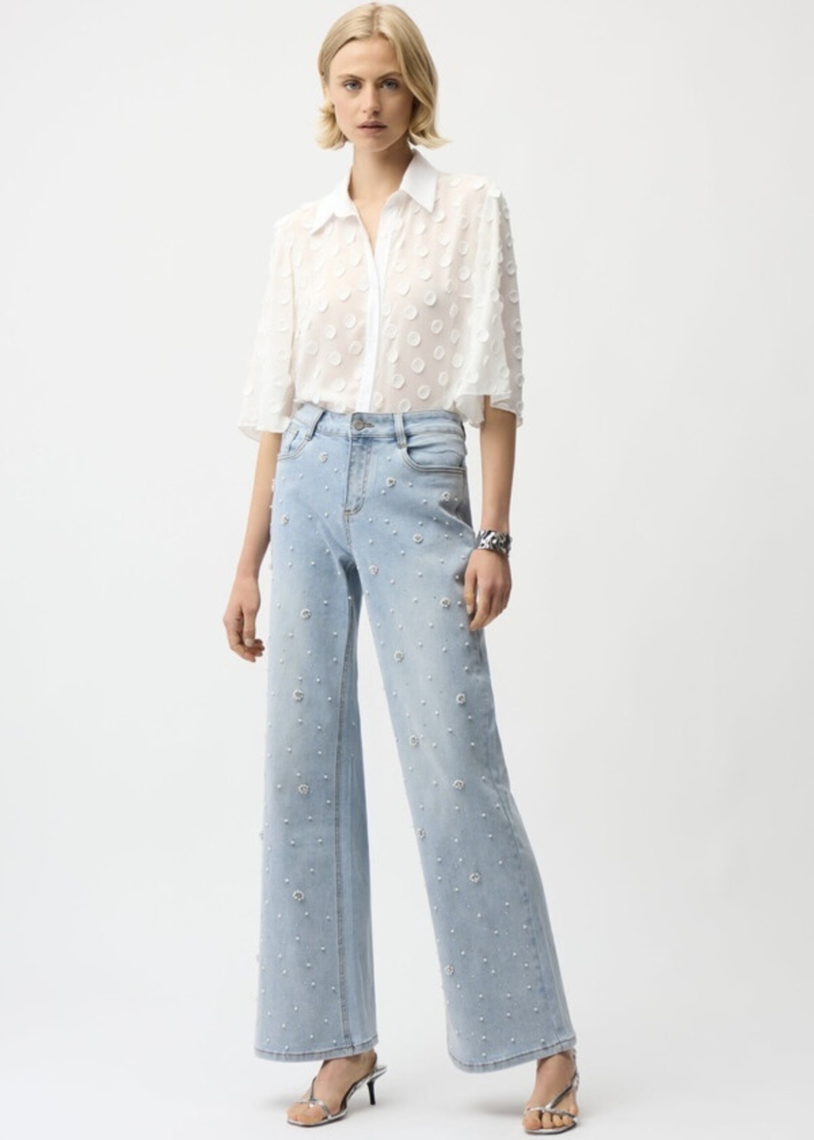 Joseph Ribkoff Joseph Ribkoff - High-Waisted Flare Jeans Style 261960