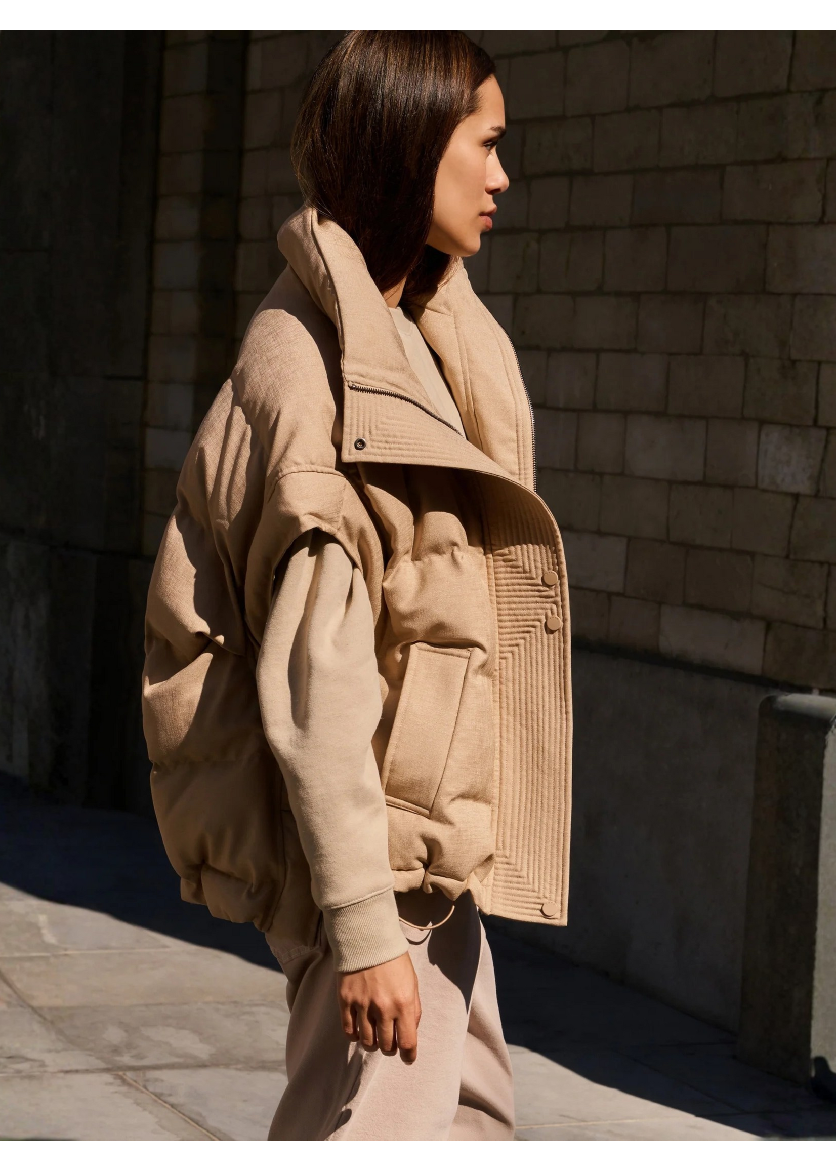 YAYA YAYA - Oversized Nylon Vest