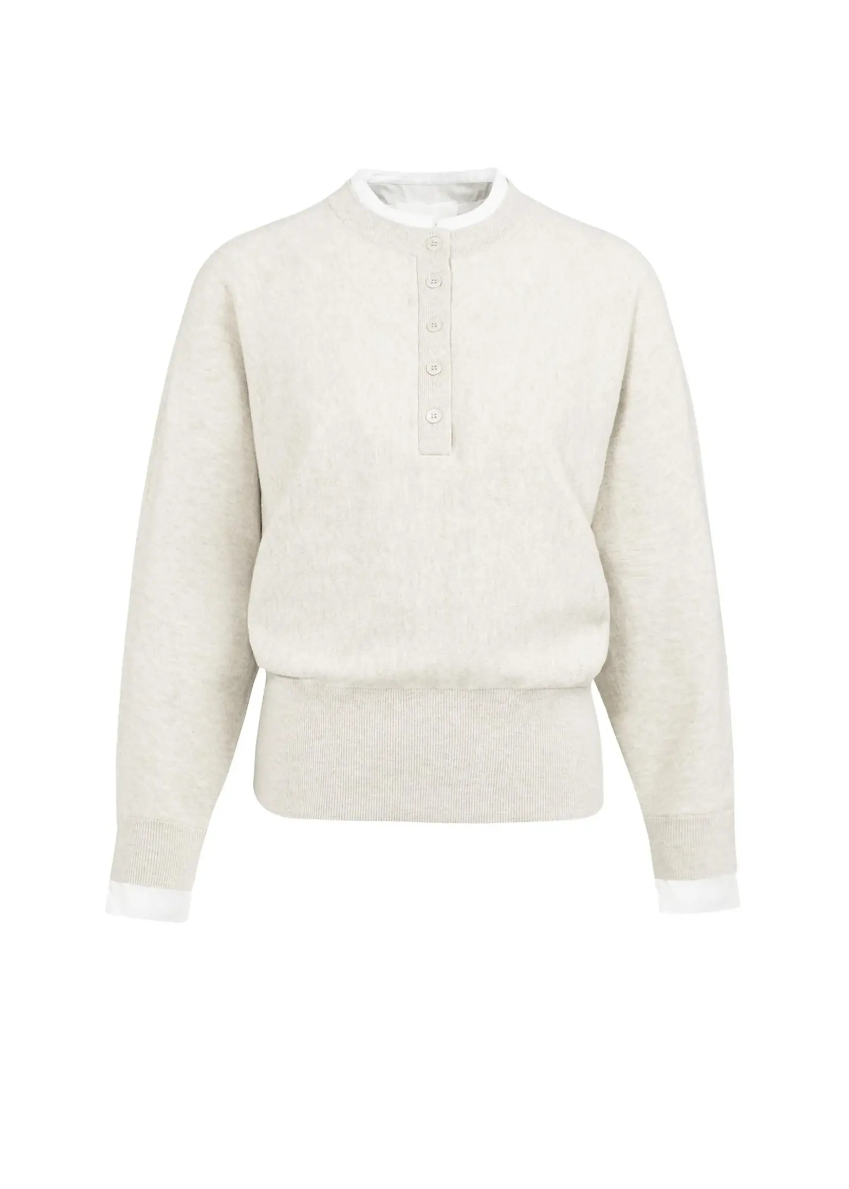 YAYA YAYA - Sweater With Inserted Blouse Details