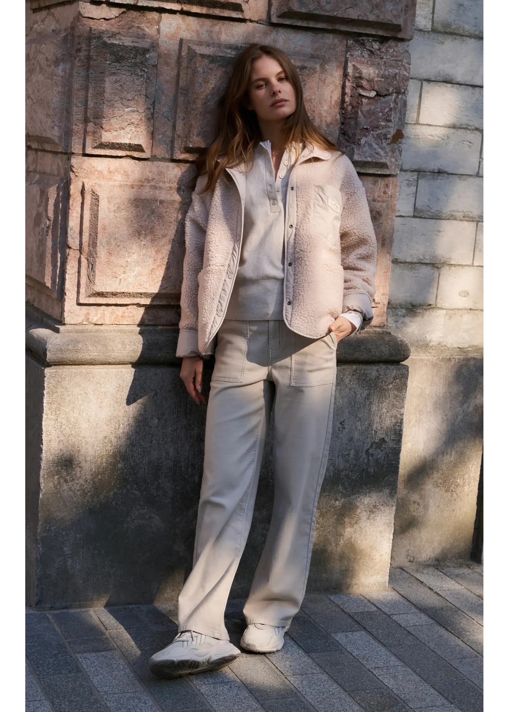 YAYA YAYA - Sweater With Inserted Blouse Details