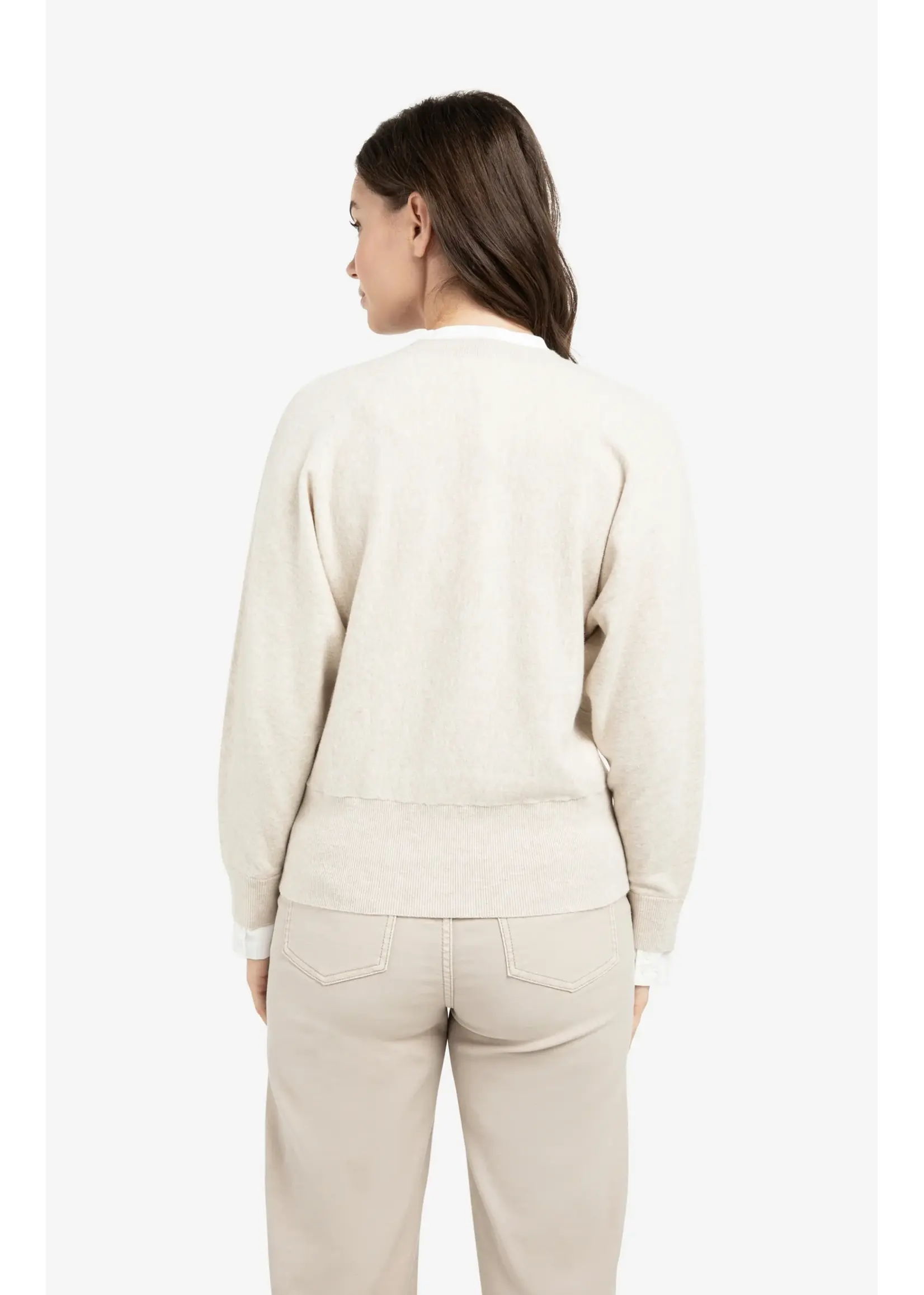 YAYA YAYA - Sweater With Inserted Blouse Details