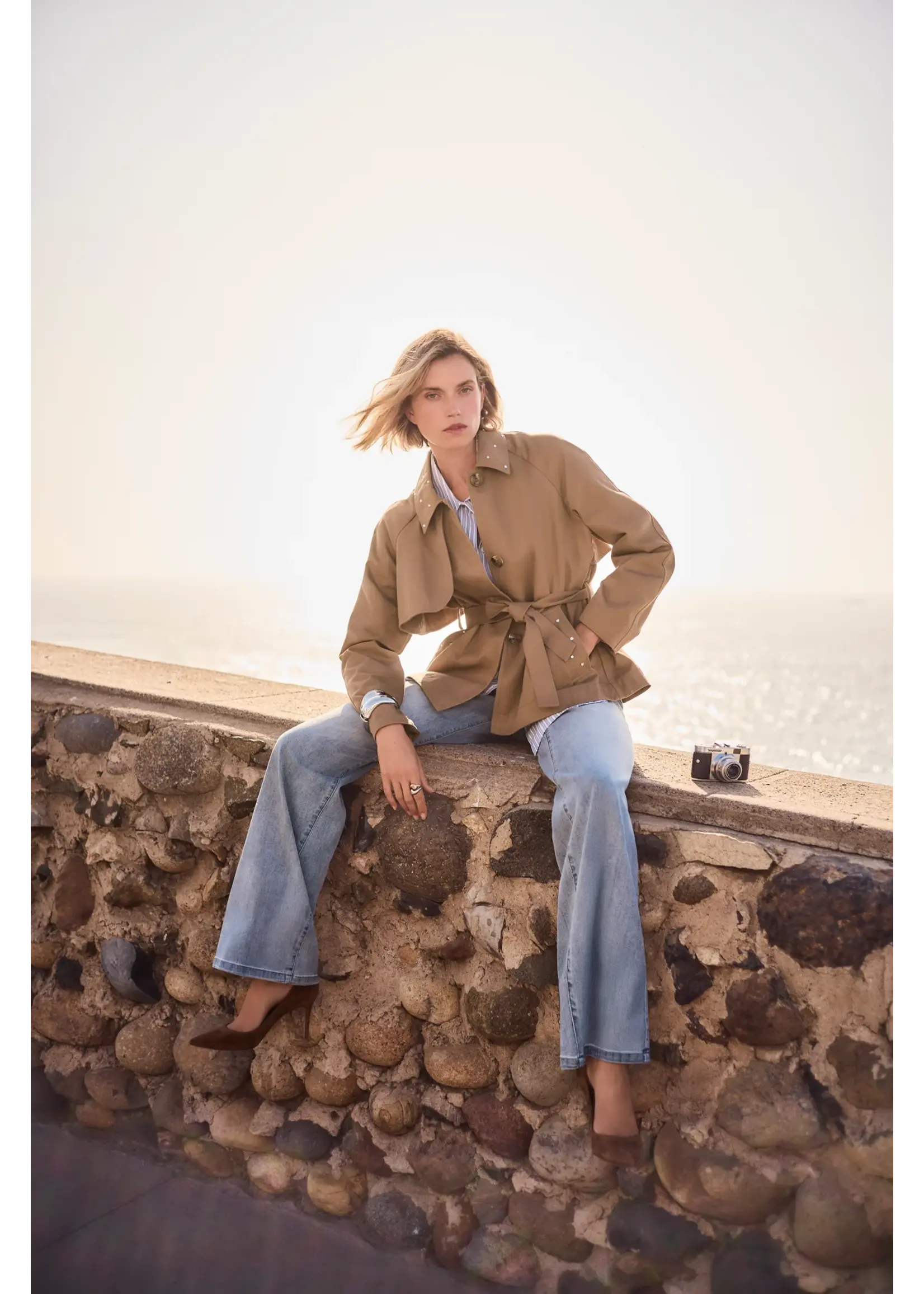 Joseph Ribkoff Joseph Ribkoff - Cotton Twill Short Trench Style 261907