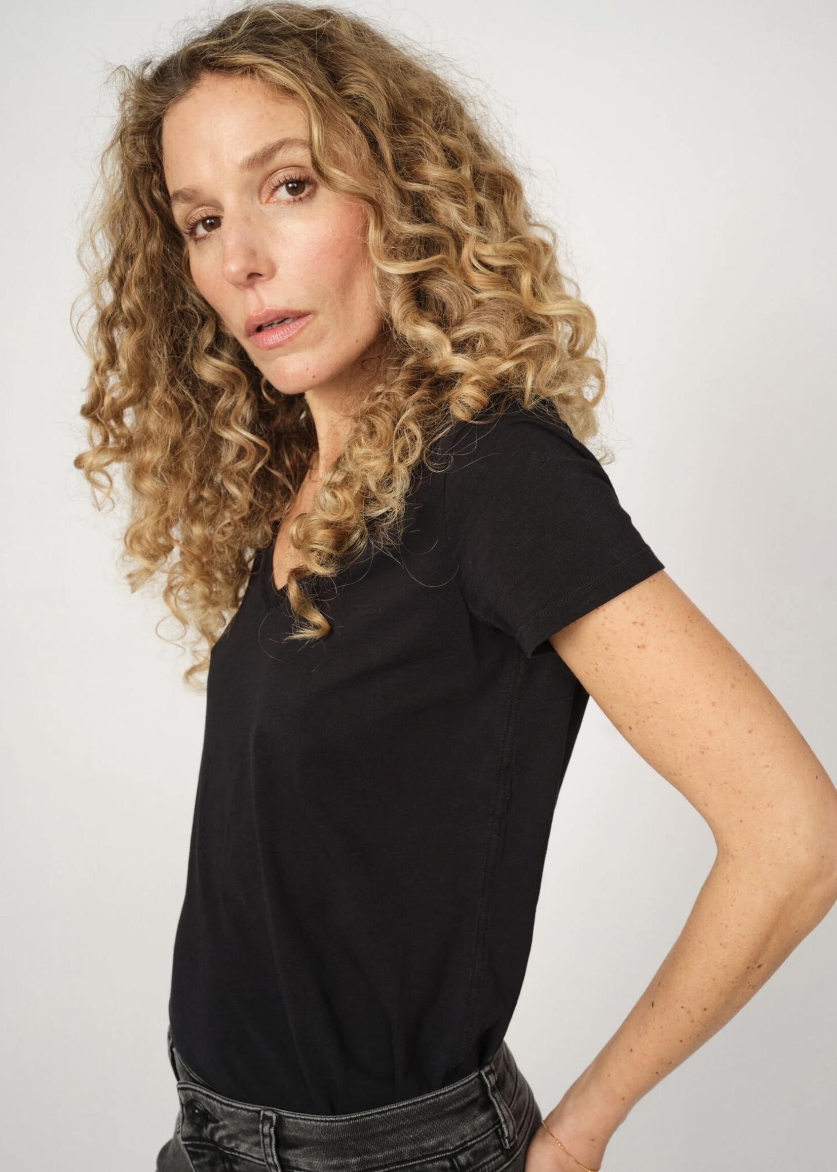 Mos Mosh Mos Mosh - Arden Organic V neck