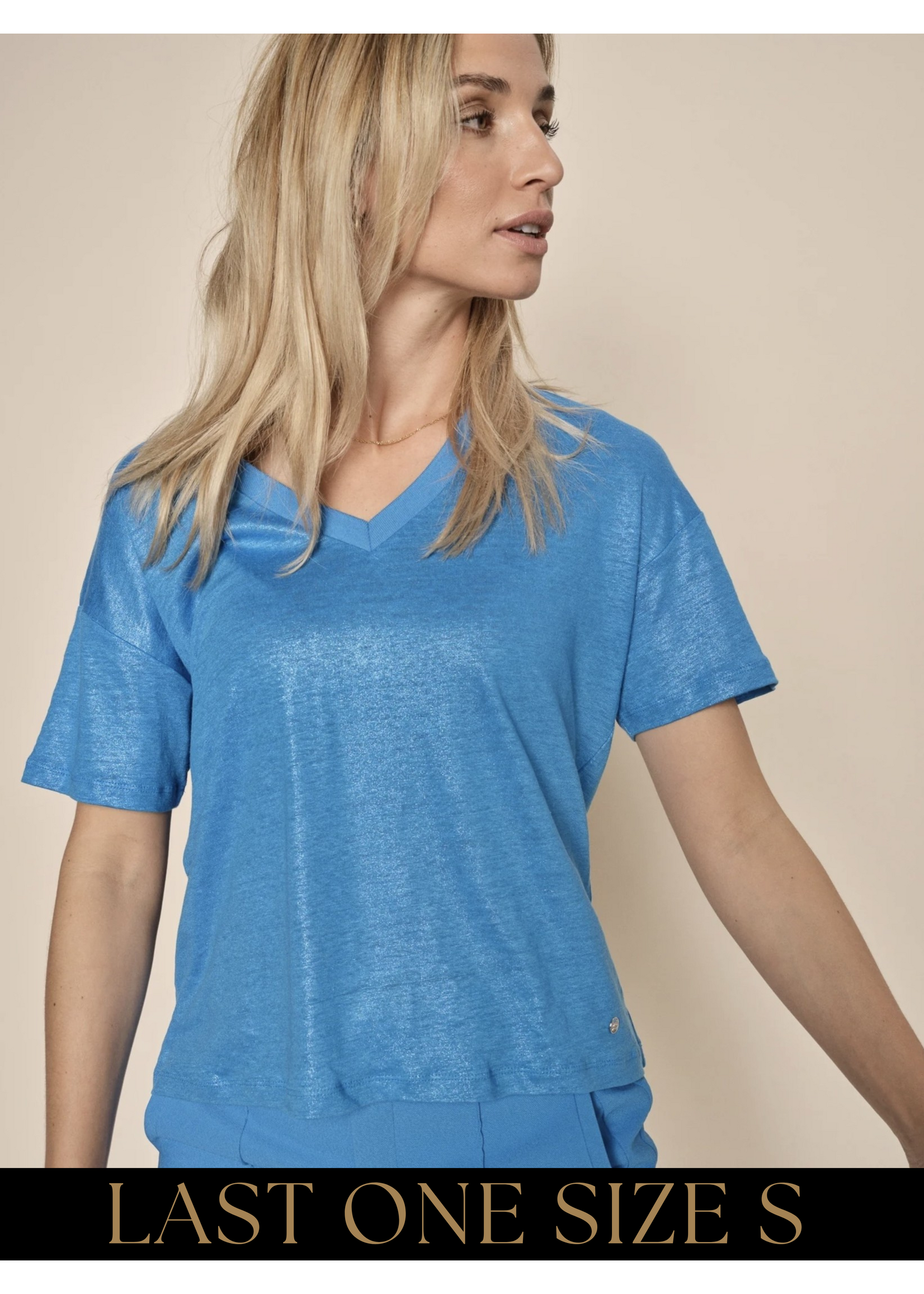 Mos Mosh Mos Mosh - Casa V-Neck Foil Tee