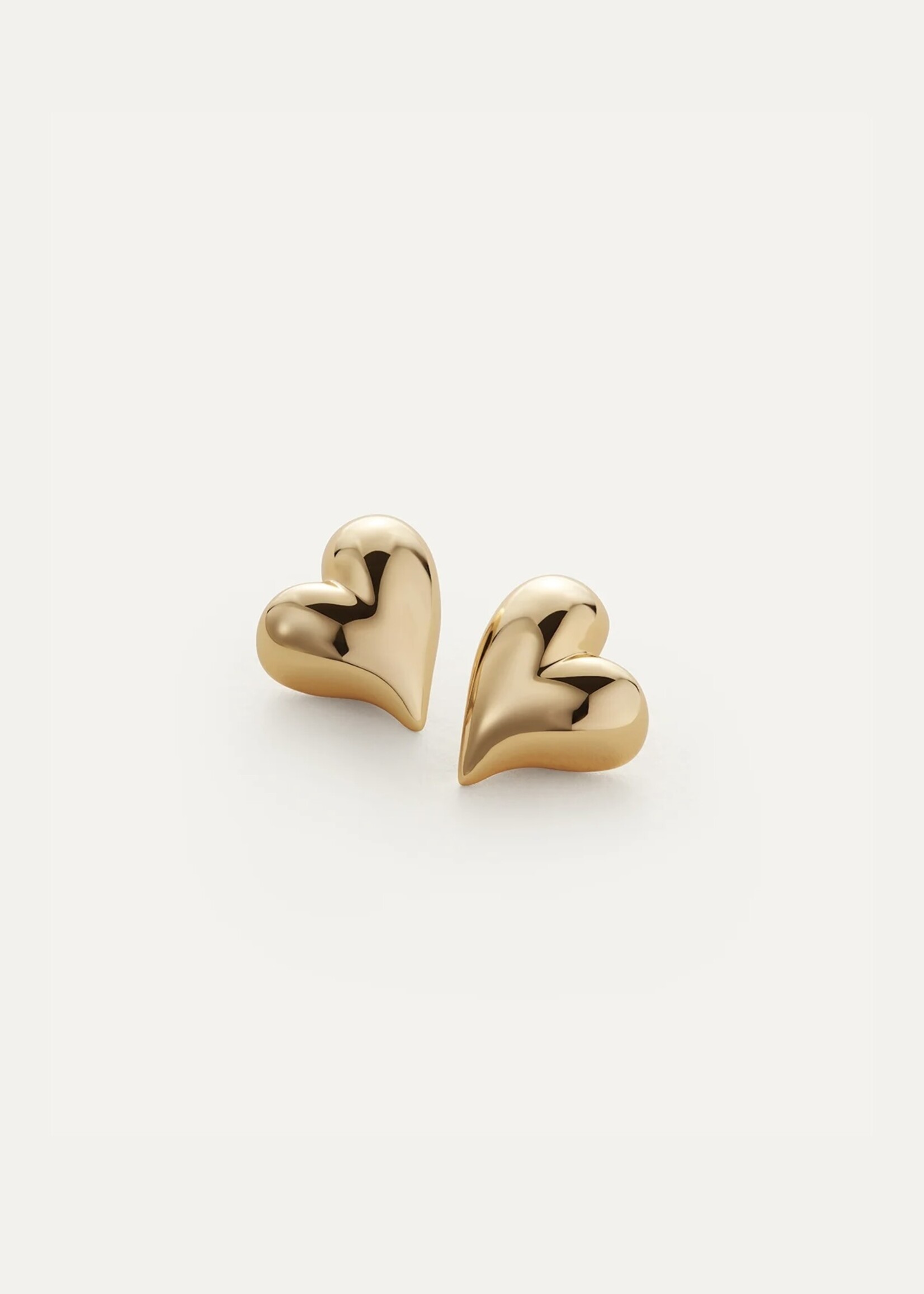 Jenny Bird Jenny Bird - Art Heart Symmetrical Button Earrings