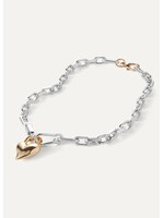 Jenny Bird Jenny Bird - Padlock Heart Pendant Necklace