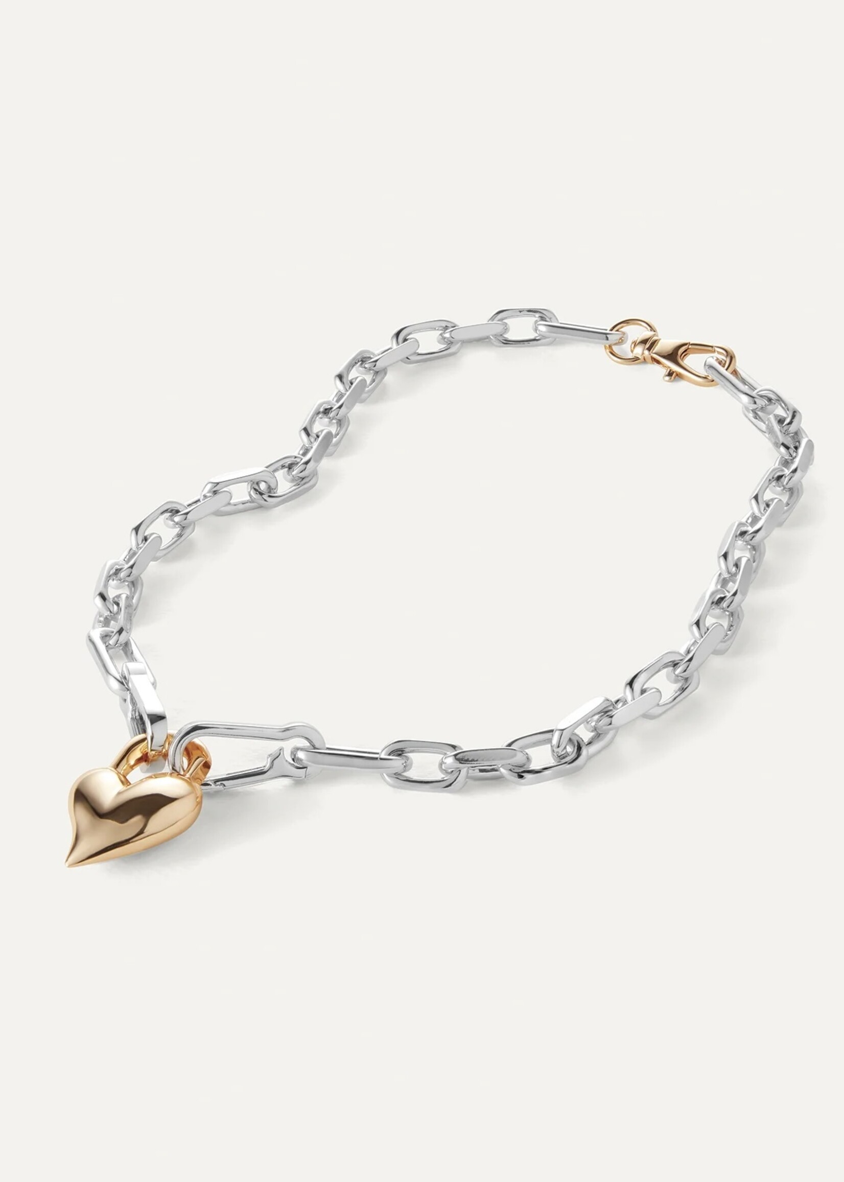 Jenny Bird Jenny Bird - Padlock Heart Pendant Necklace