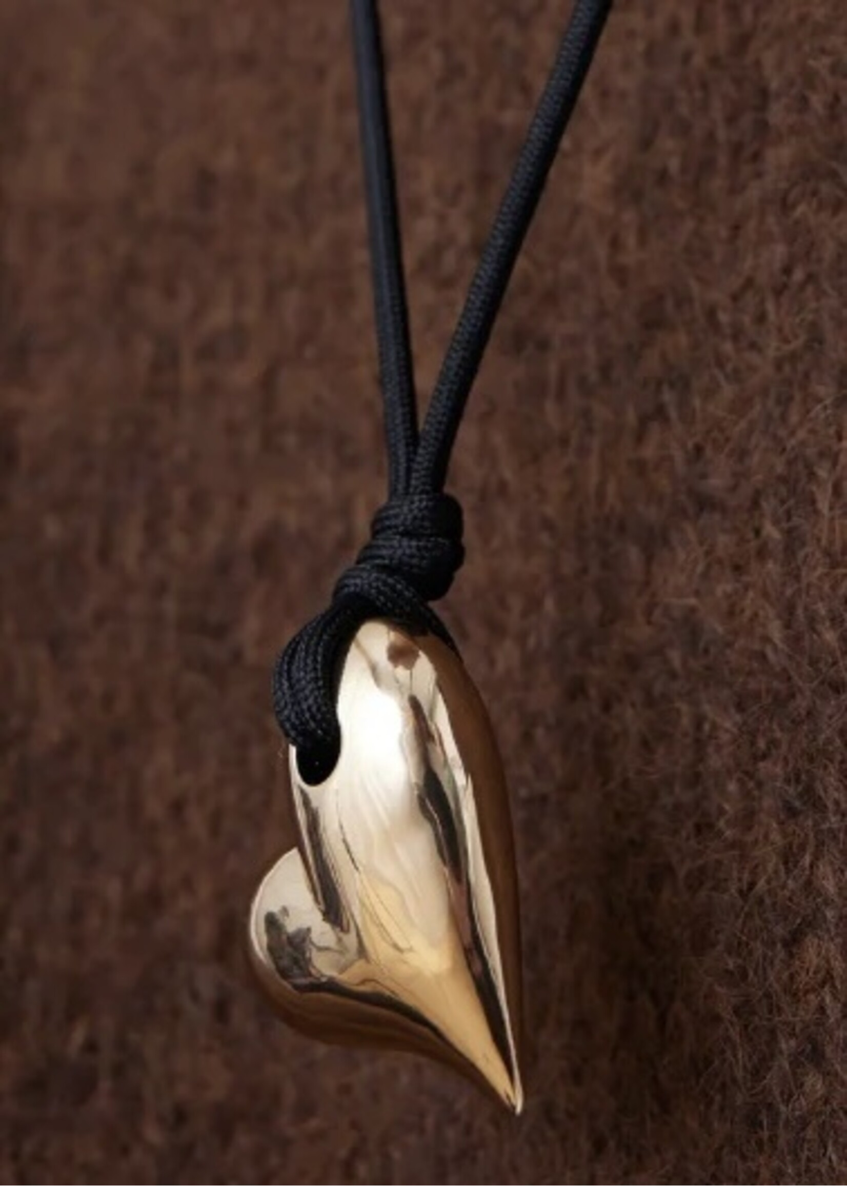 Jenny Bird Jenny Bird - Art Heart On String Necklace