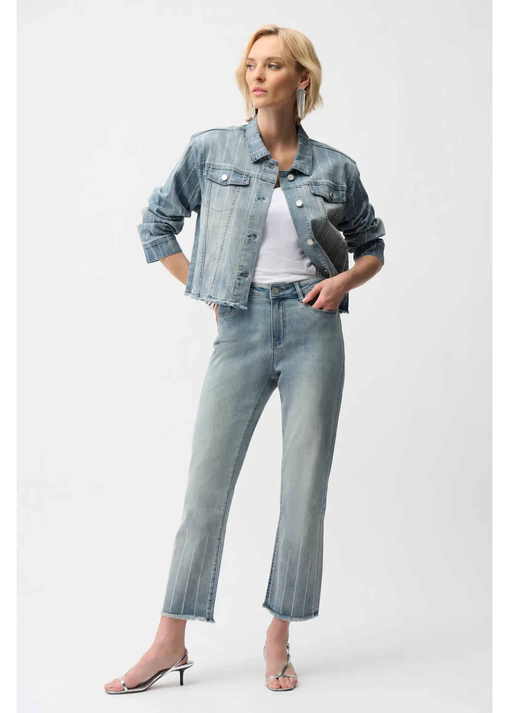 Joseph Ribkoff Joseph Ribkoff - Slim Ankle-Length Jeans Style 261945