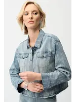 Joseph Ribkoff Joseph Ribkoff - Casual Denim Button Jacket Style 261958