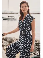 Joseph Ribkoff Joseph Ribkoff - Polka Dot V-Neck Top Style 261250