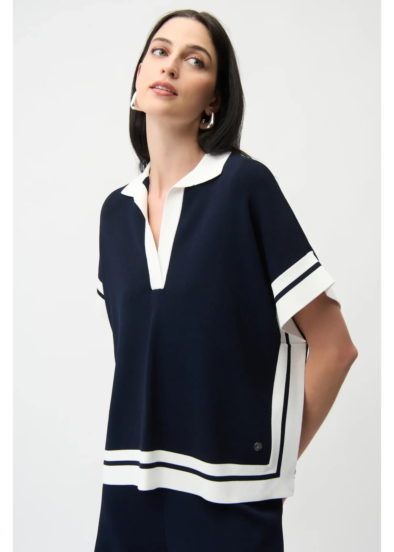 Joseph Ribkoff Joseph Ribkoff - Casual V-Neck Pullover Style 261941