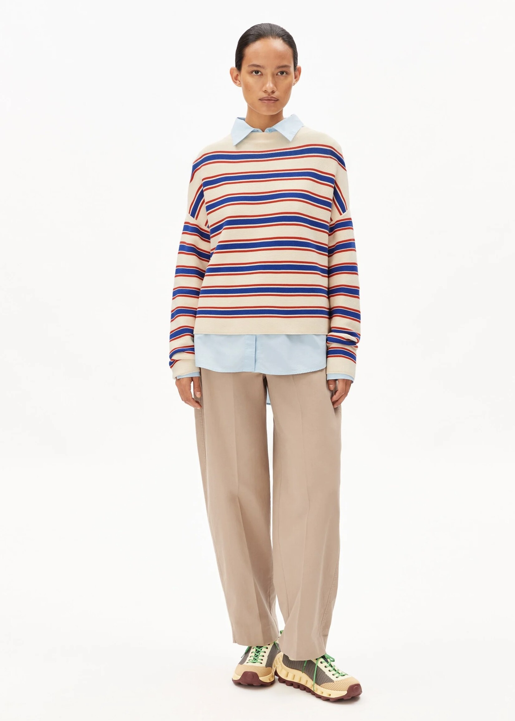 Armed Angels Femme Armed Angels - Merinaa Stripes Knit Sweater
