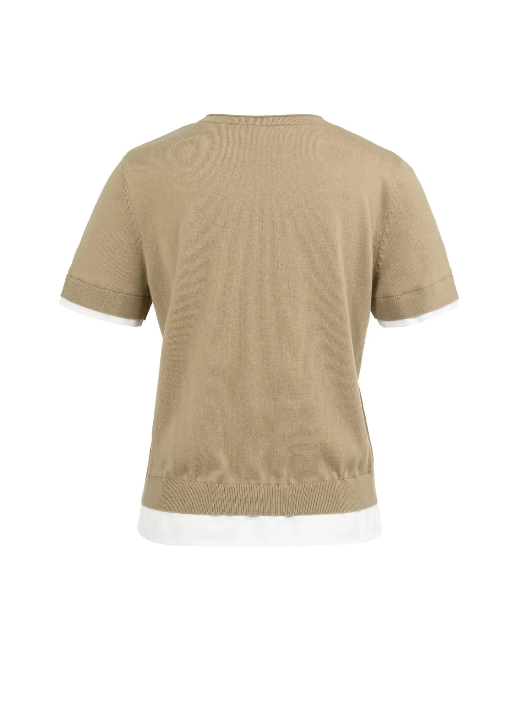 YAYA YAYA - Knitted Top With Double Hem