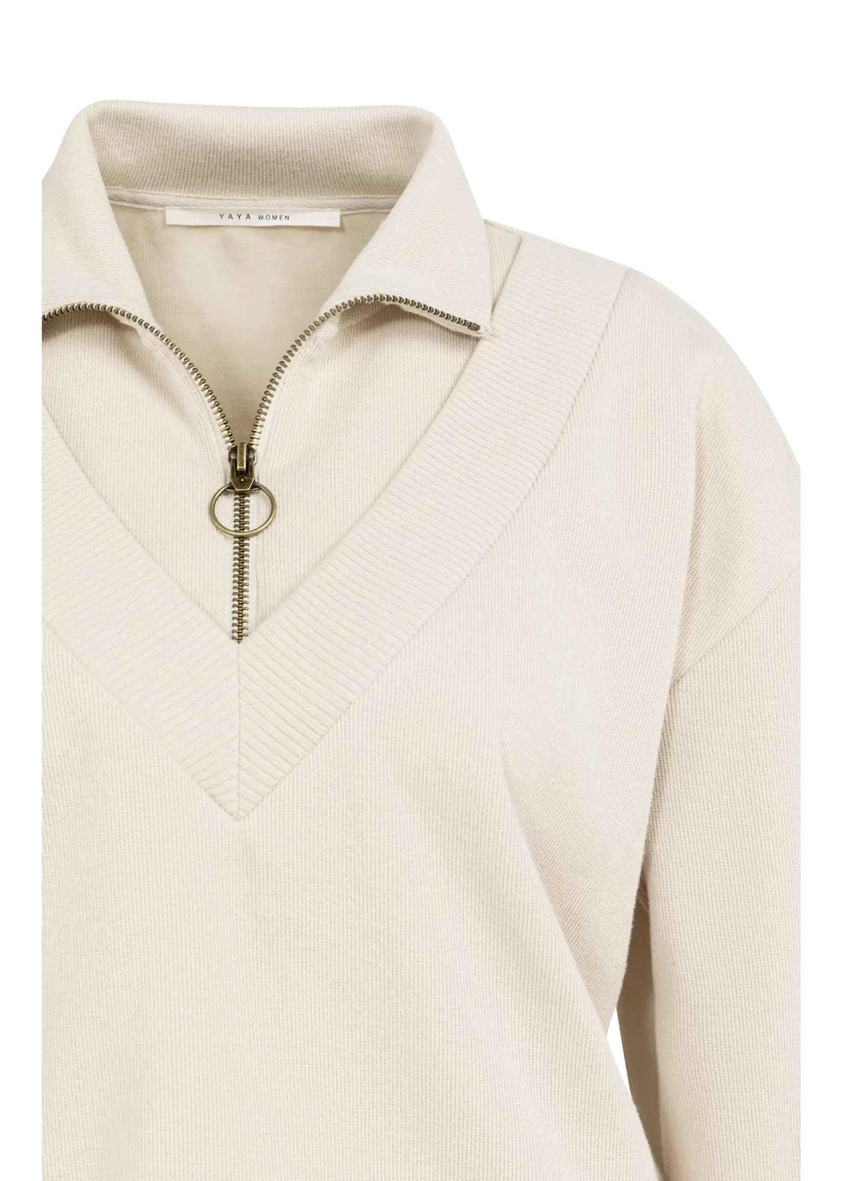 YAYA YAYA - Sweater With Double Collar