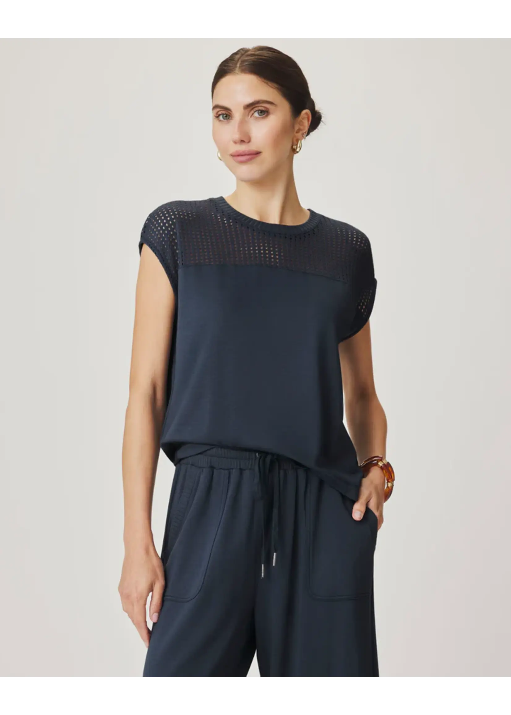 Splendid Splendid - Jada Pointelle Sleeveless Top