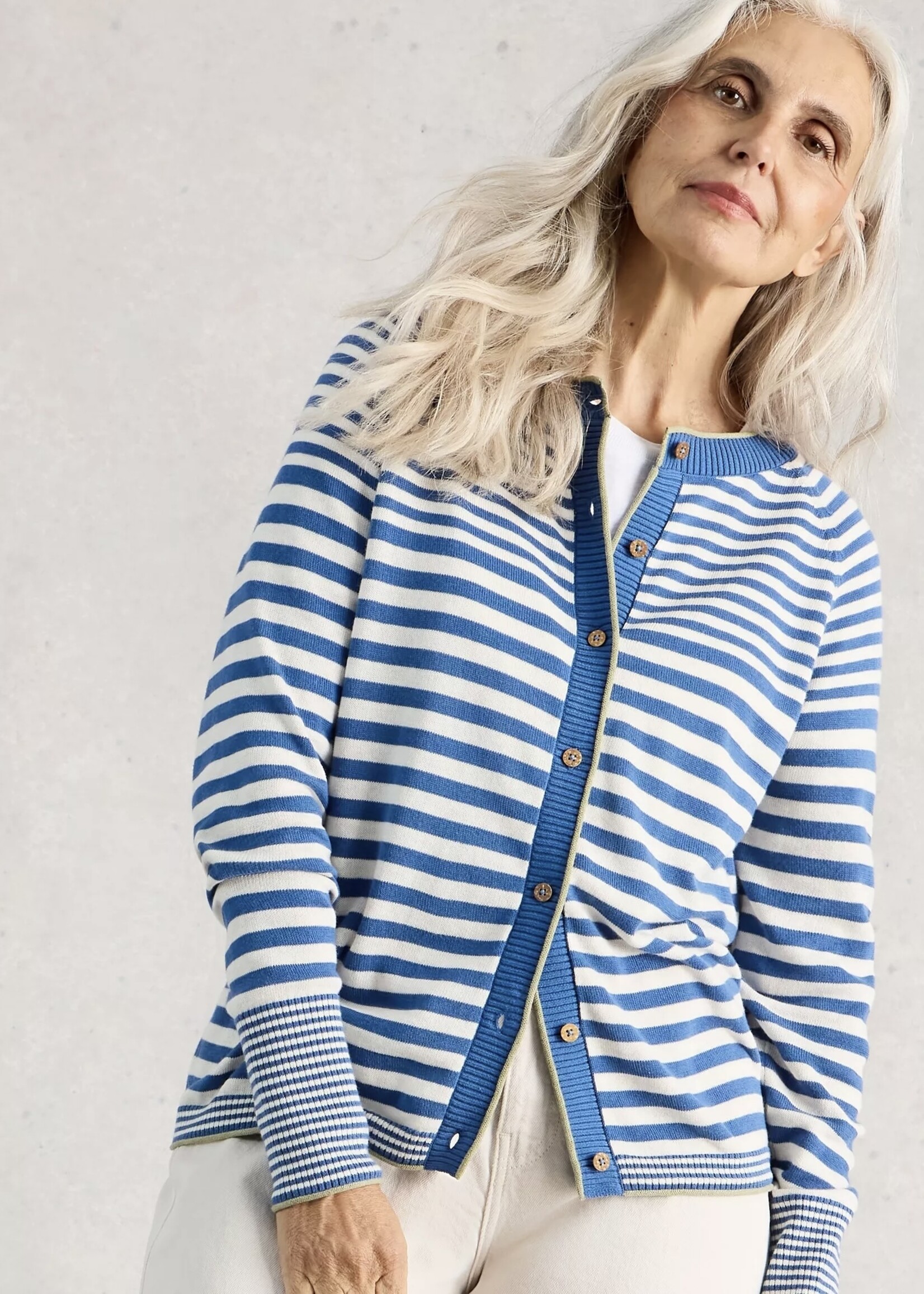 White Stuff Femme White Stuff - Lulu Stripe Cardi