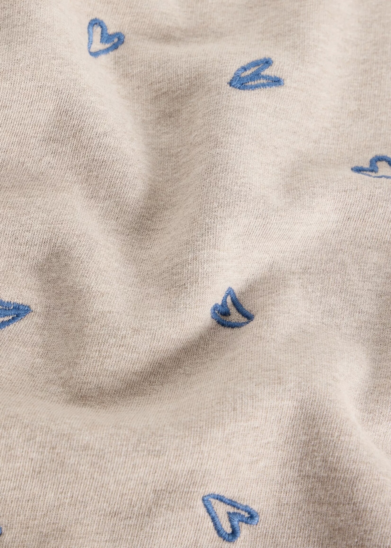 White Stuff Femme White Stuff - Heart Embroidered Sweater