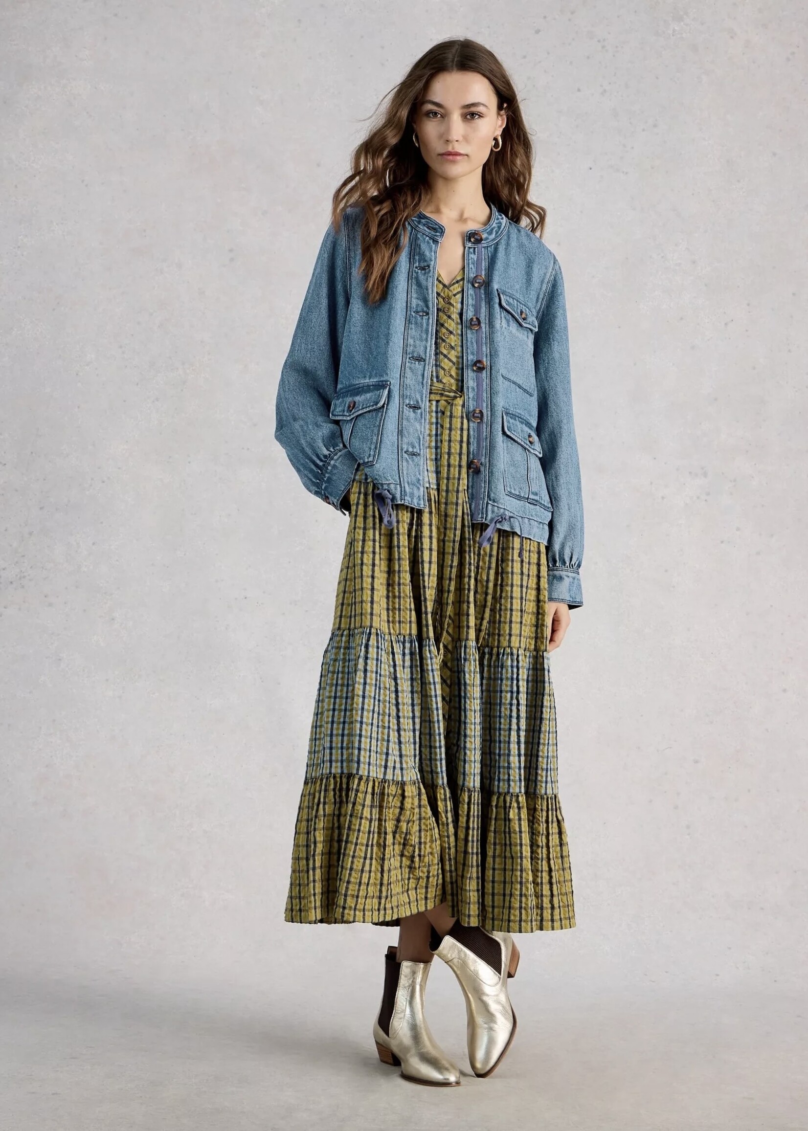 White Stuff Femme White Stuff - Demi Utility Denim Jacket